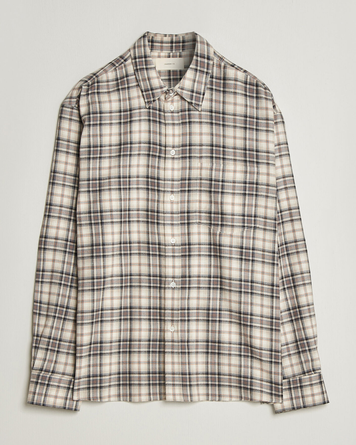Herren | Hemden | Jeanerica | Byron Checked Flannel Shirt Brown