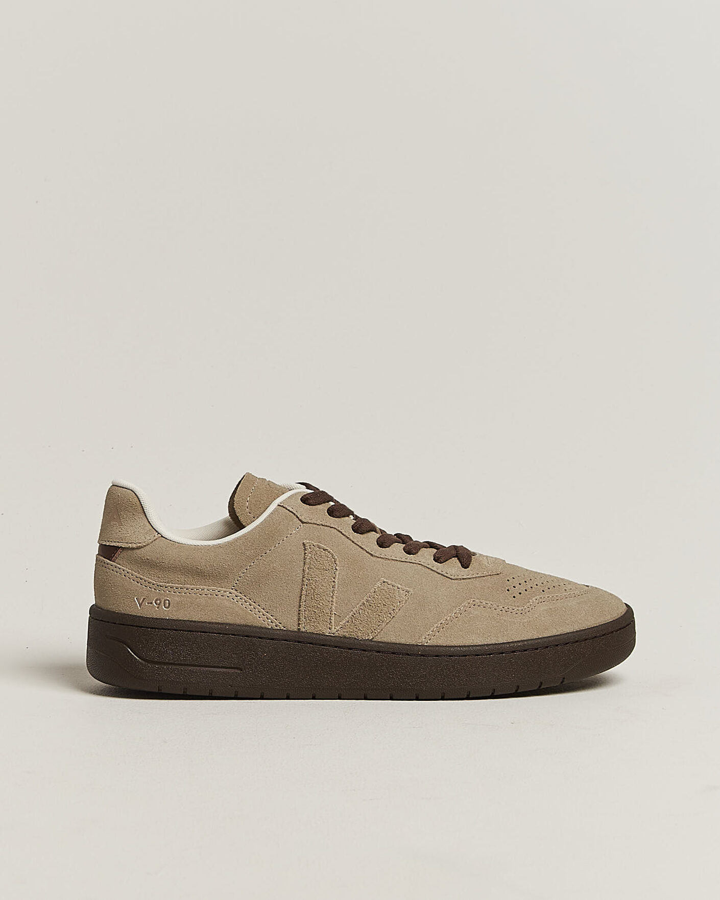 Herren | Sneaker | Veja | V-90 Suede Sneaker Taupe/Eagle