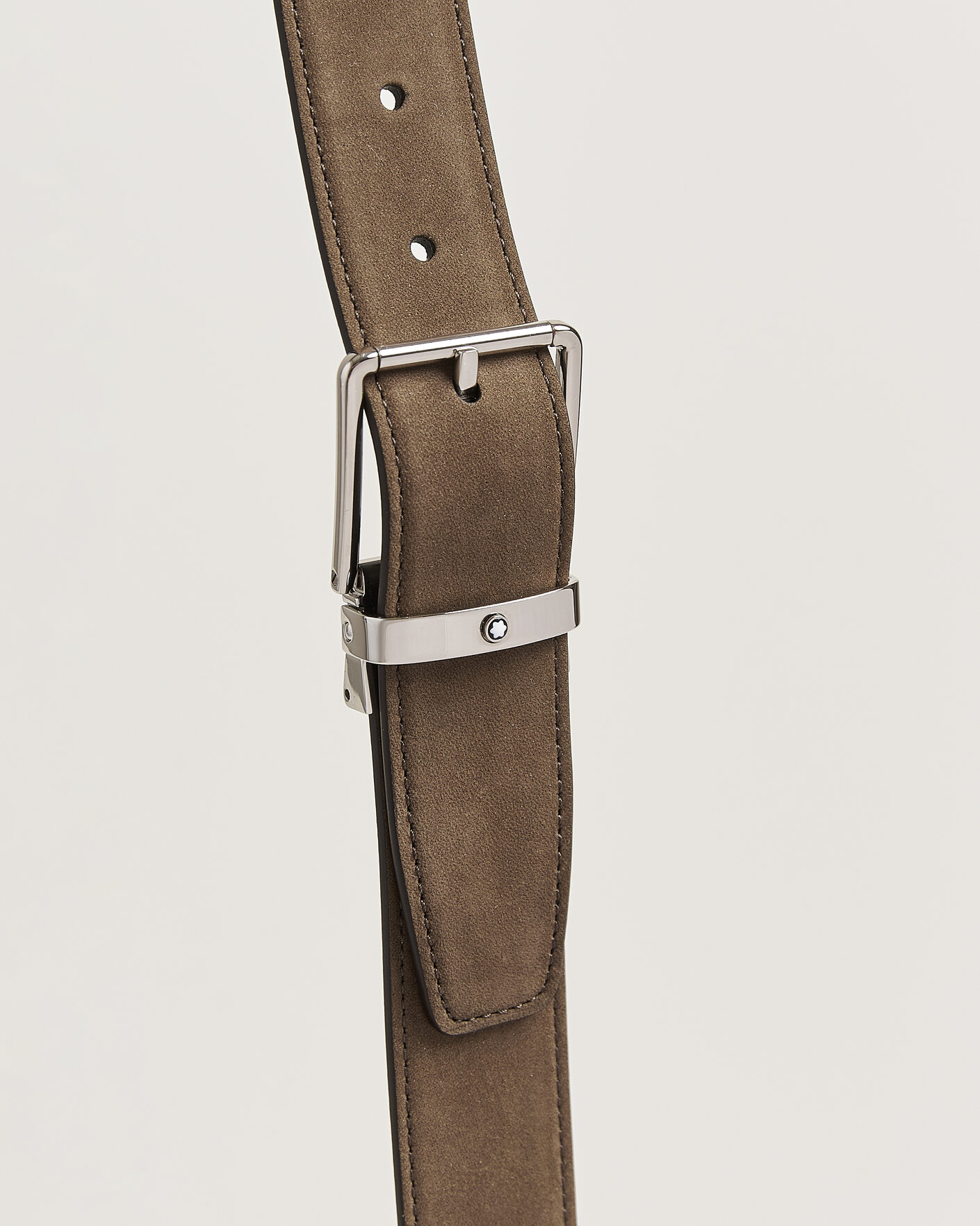 Herren | Montblanc 35mm Reversible Suede Belt Brown/Black | Montblanc | 35mm Reversible Suede Belt Brown/Black