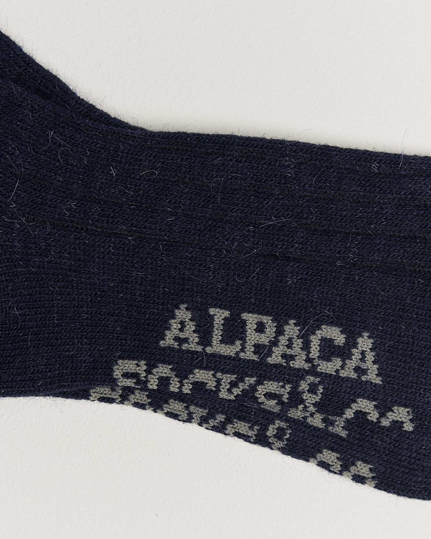 Herren | Unterwäsche | Alpacasocks & Co | 2-Pack Ribbed Alpacka Wool Socks Navy