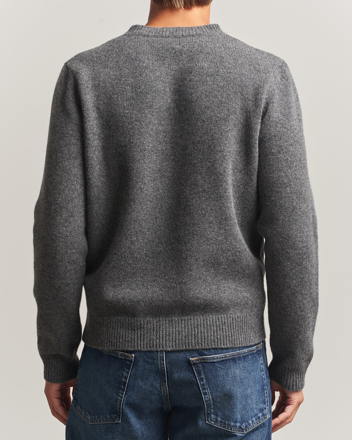 Herren | Pullover | A.P.C. | Edmond Wool Knitted Sweater Anthracite Melange
