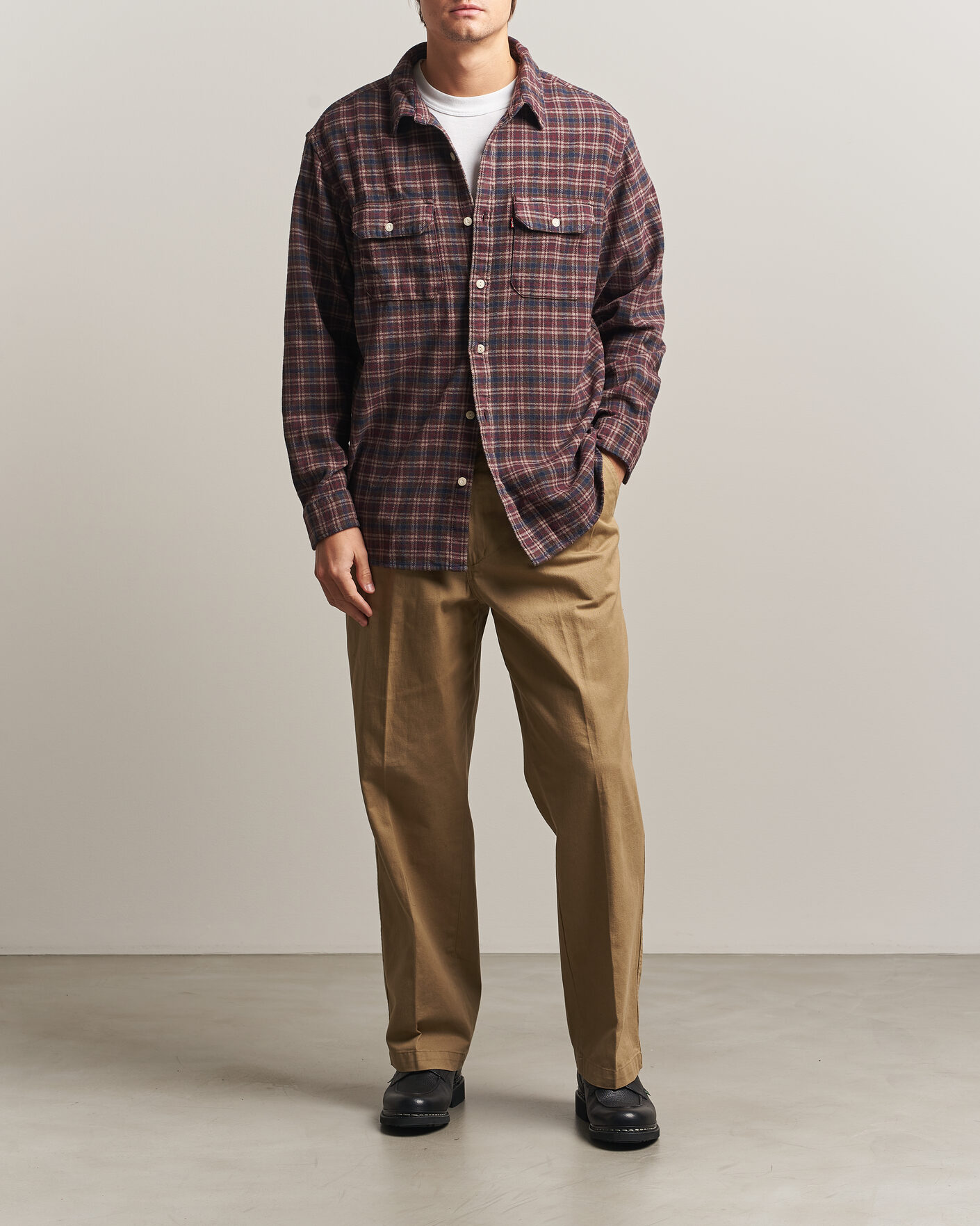 Herren | Hemden | Levi's | Jackson Worker Shirt Vineyard Wine