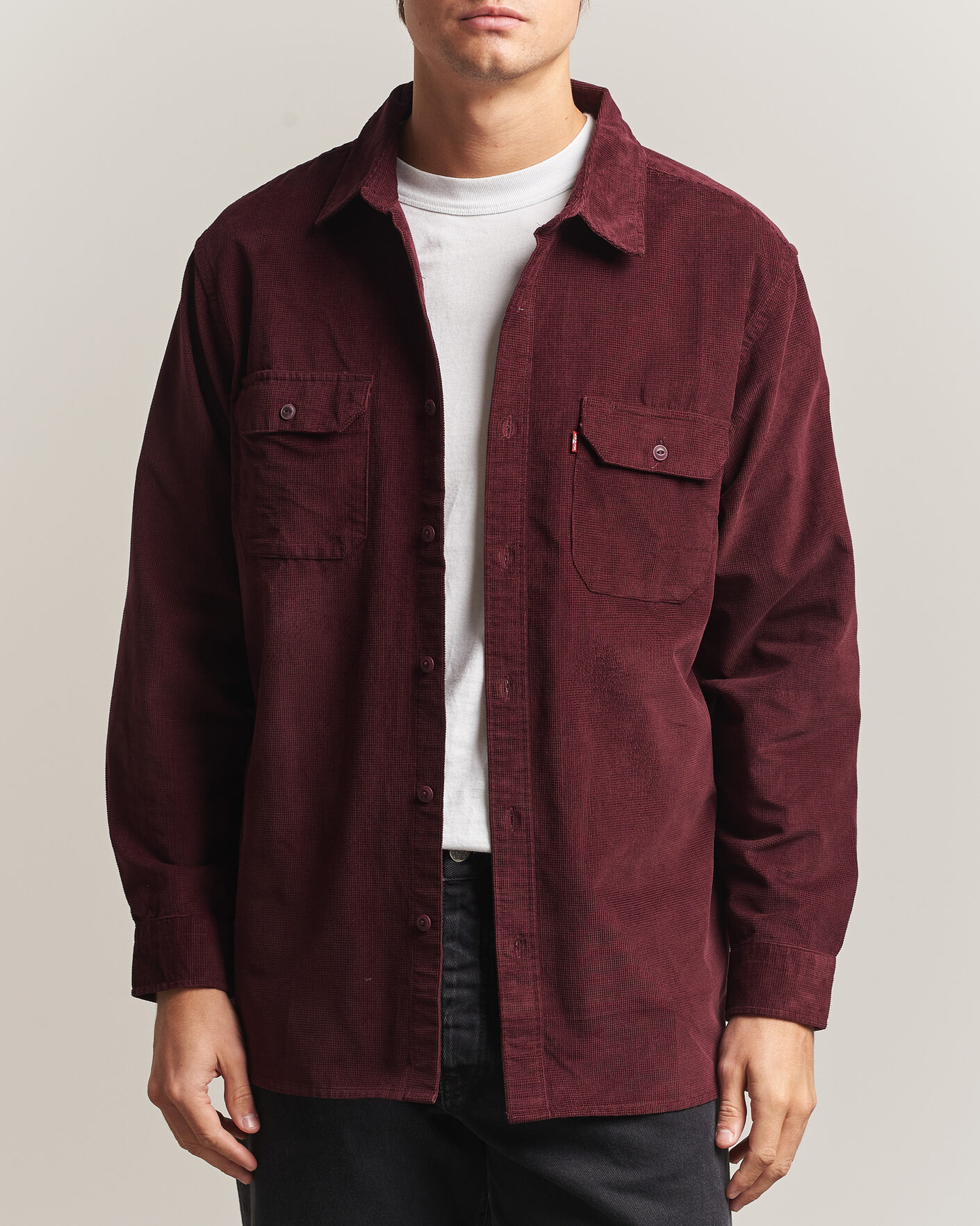 Herren | Hemden | Levi's | Jackson Corduroy Worker Shirt Vineyard Wine