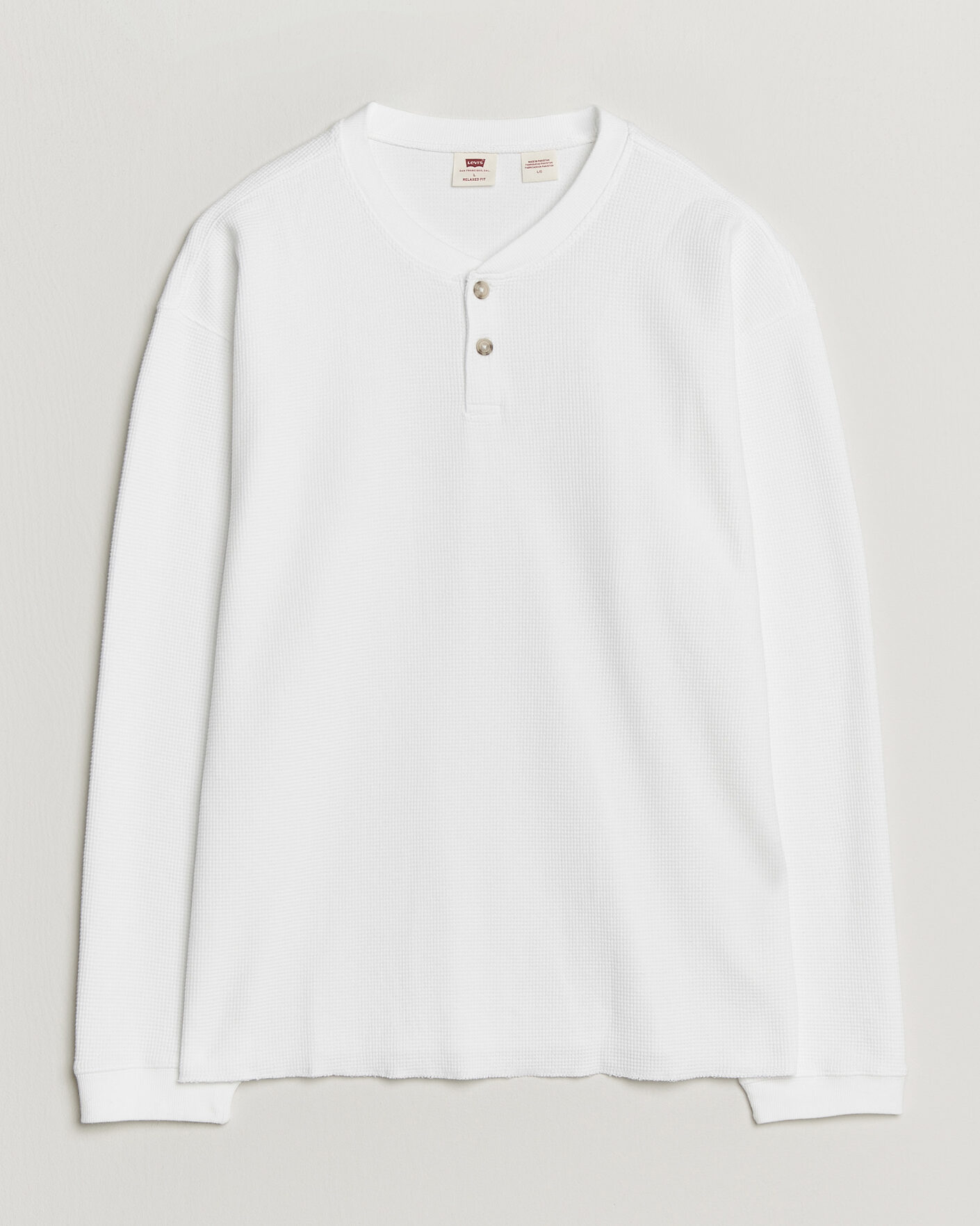 Herren | Pullover | Levi's | Relaxed Henley Bright White