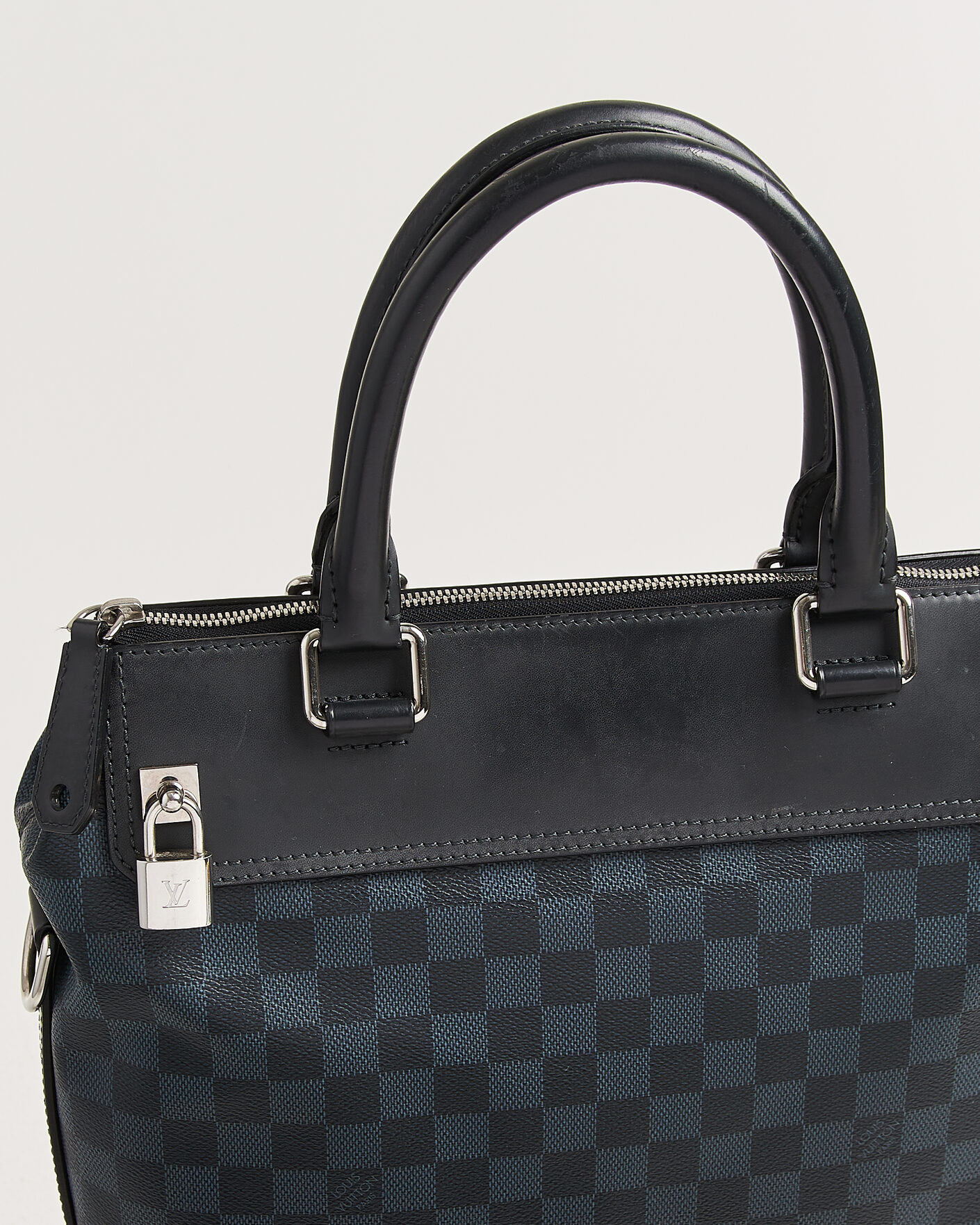Herren | Pre-Owned & Vintage Bags | Louis Vuitton Pre-Owned | Greenwich Tote Bag Damier Cobalt