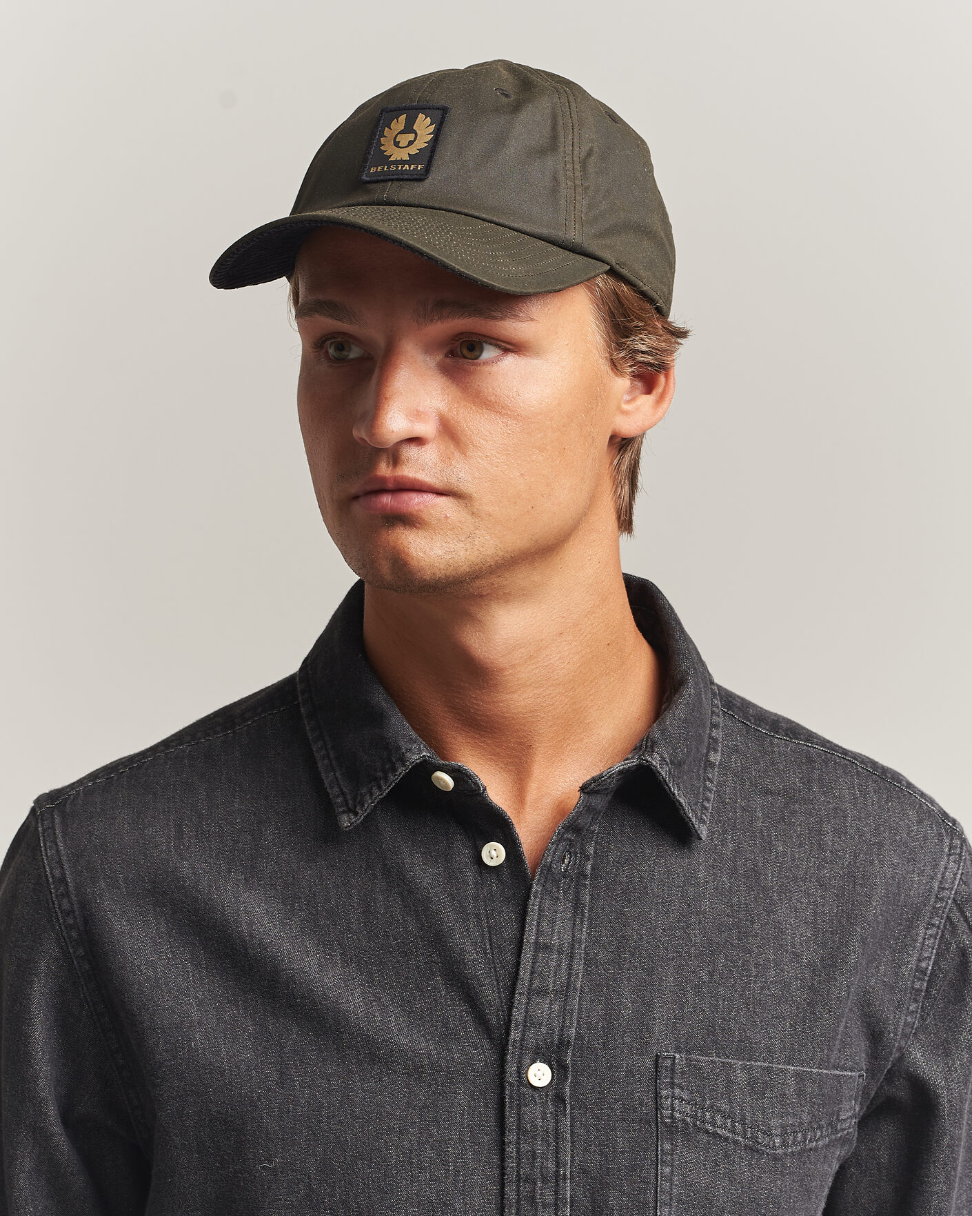 Herren | Hüte & Mützen | Belstaff | Phoenix Wax Logo Cap Faded Olive