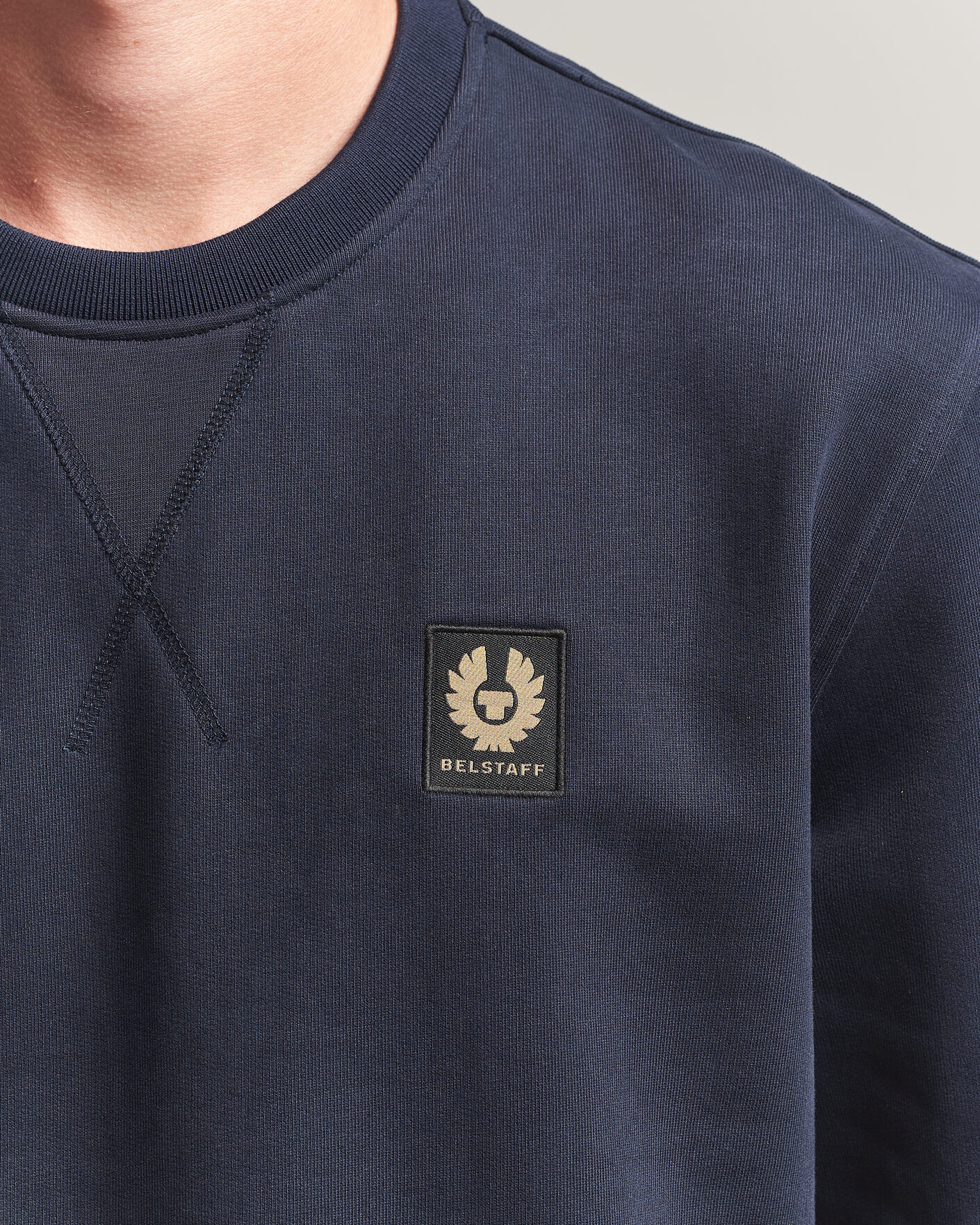 Herren | Pullover | Belstaff | Signature Crew Neck Sweatshirt Dark Ink