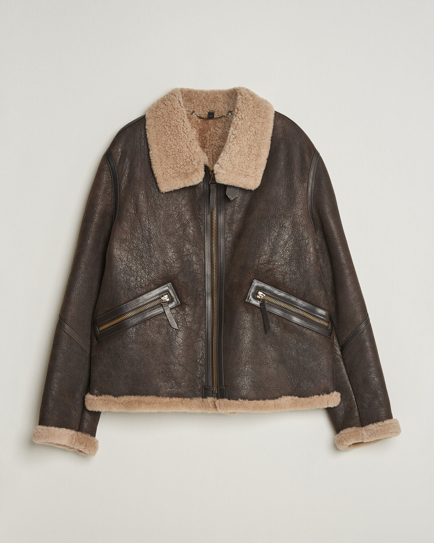 Herren | Jacken | Belstaff | Winterbrook Shearling Jacket Dark Brown