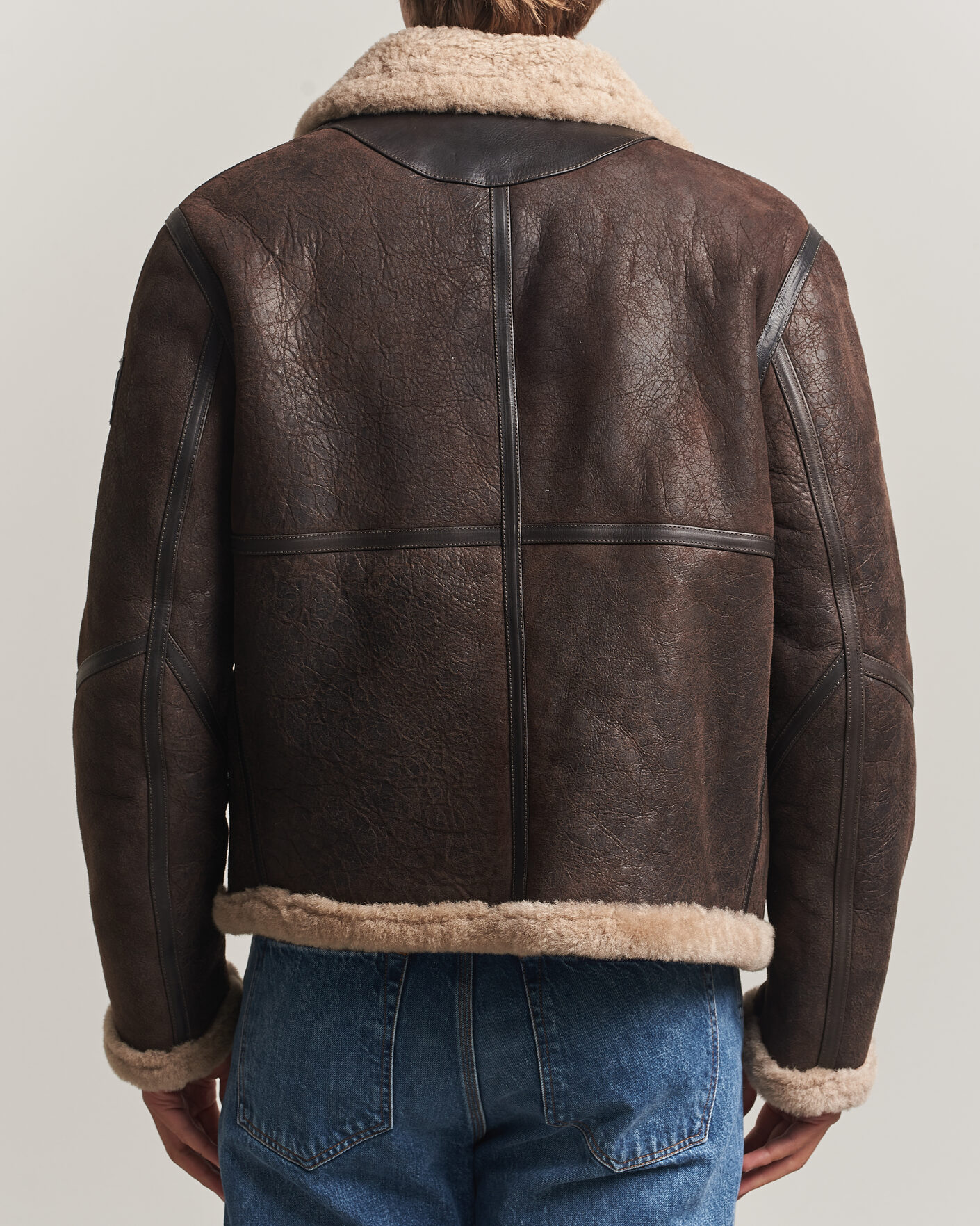 Herren | Jacken | Belstaff | Winterbrook Shearling Jacket Dark Brown