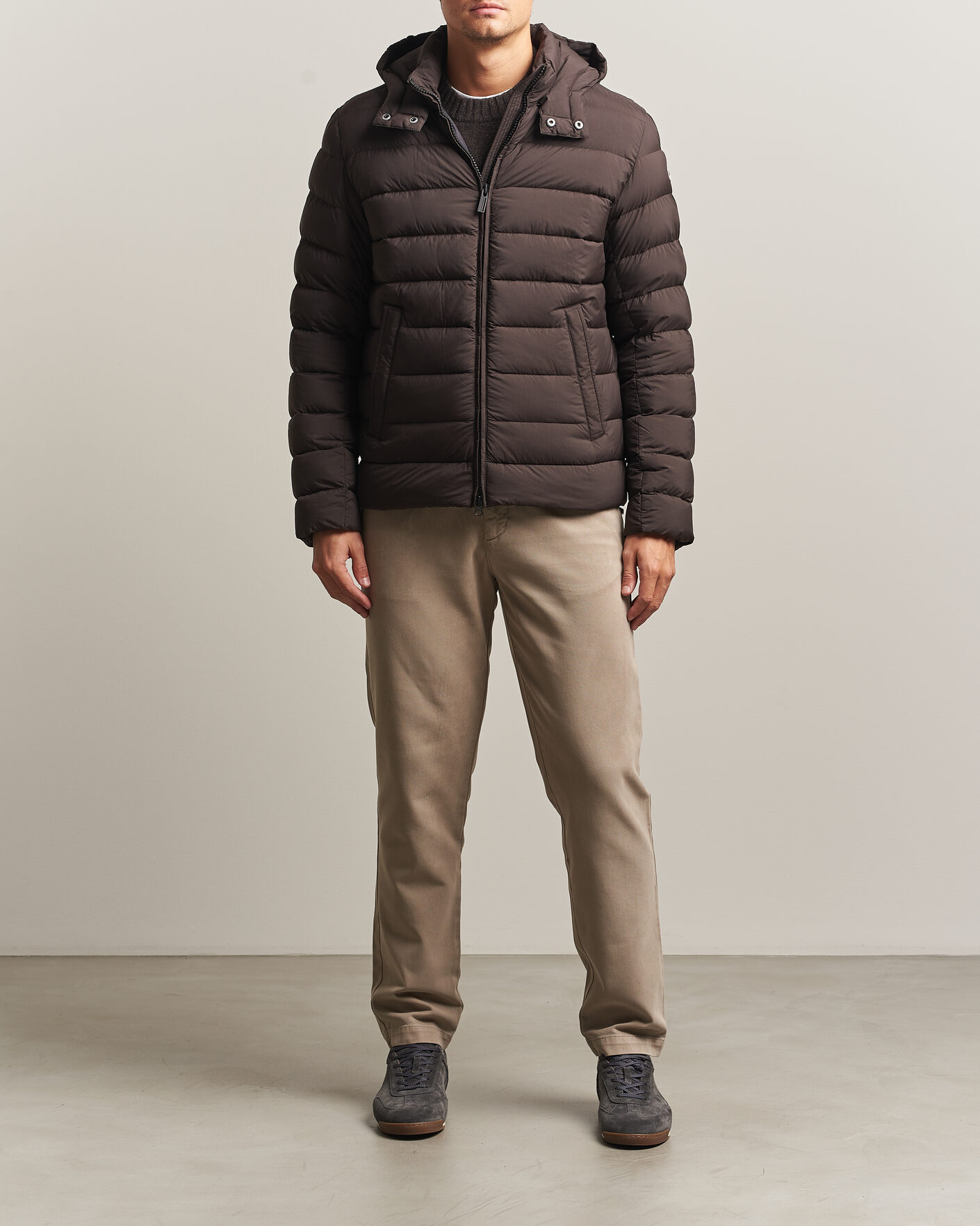 Herren | Jacken | Colmar | Quilted Down Jacket Black Coffee
