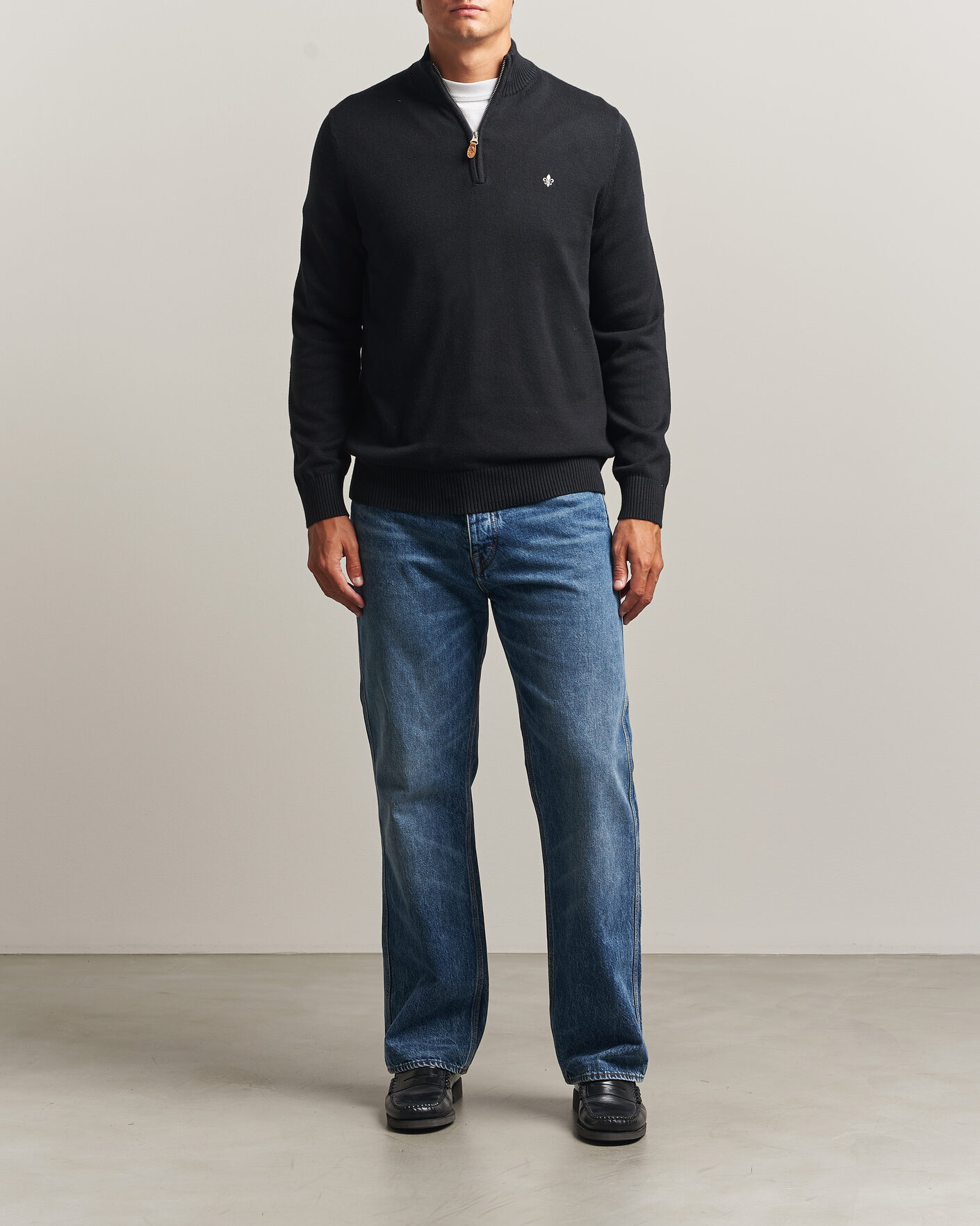 Herren | Pullover | Morris | Darmon Half Zip Black