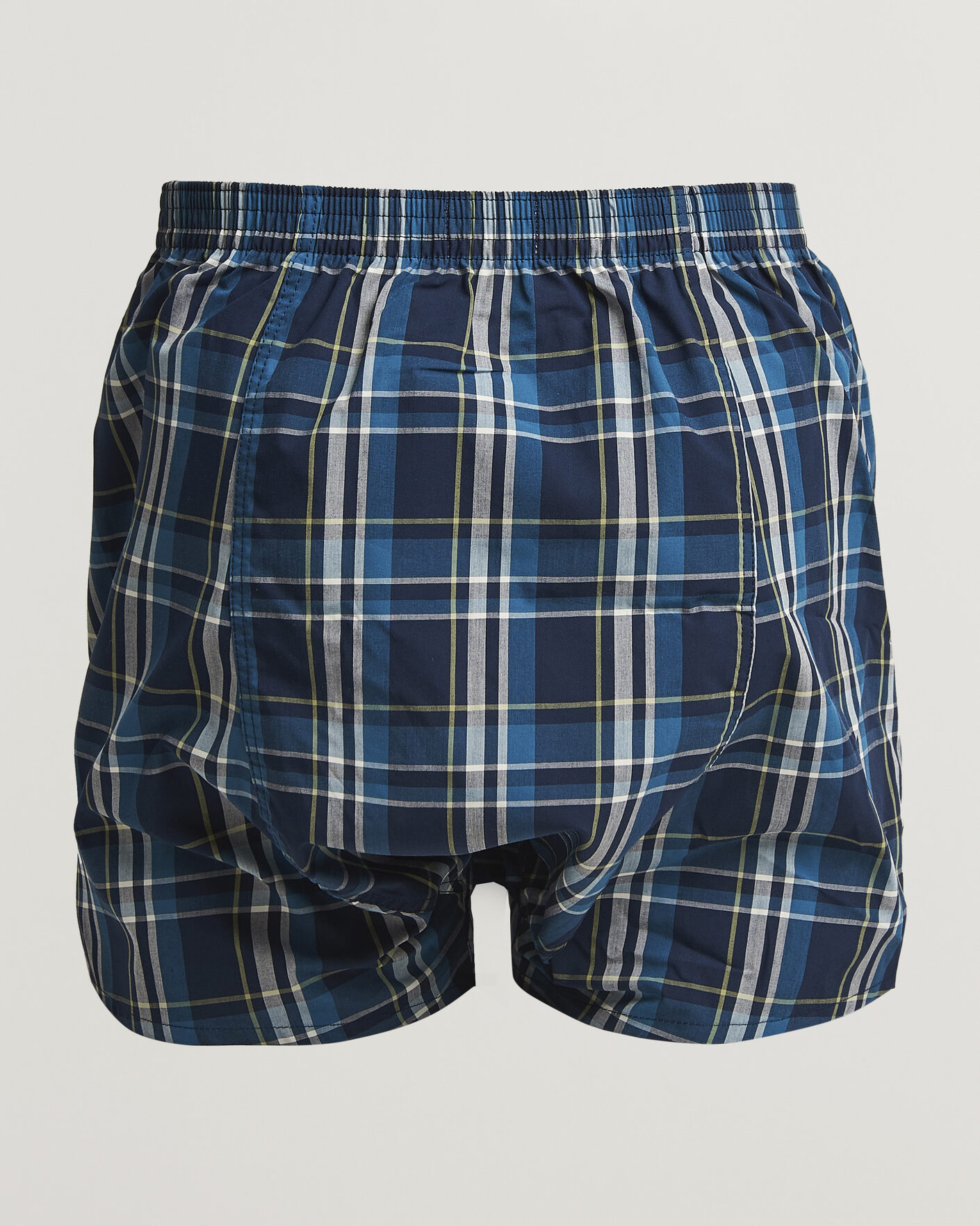 Herren | Unterwäsche | Derek Rose | Classic Fit Woven Cotton Boxer Shorts Navy