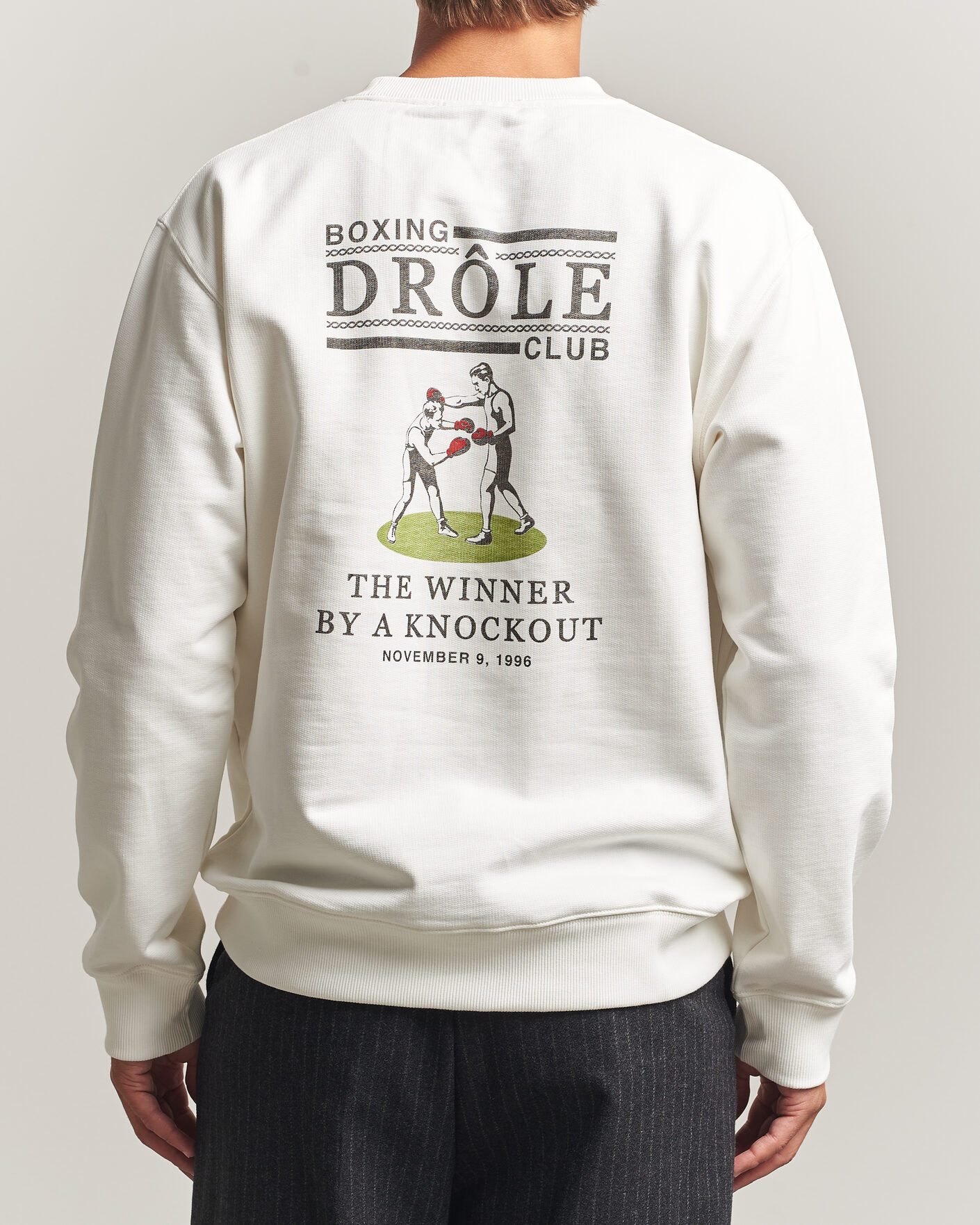 Herren | Pullover | Drôle de Monsieur | Boxers Sweatshirt Off White