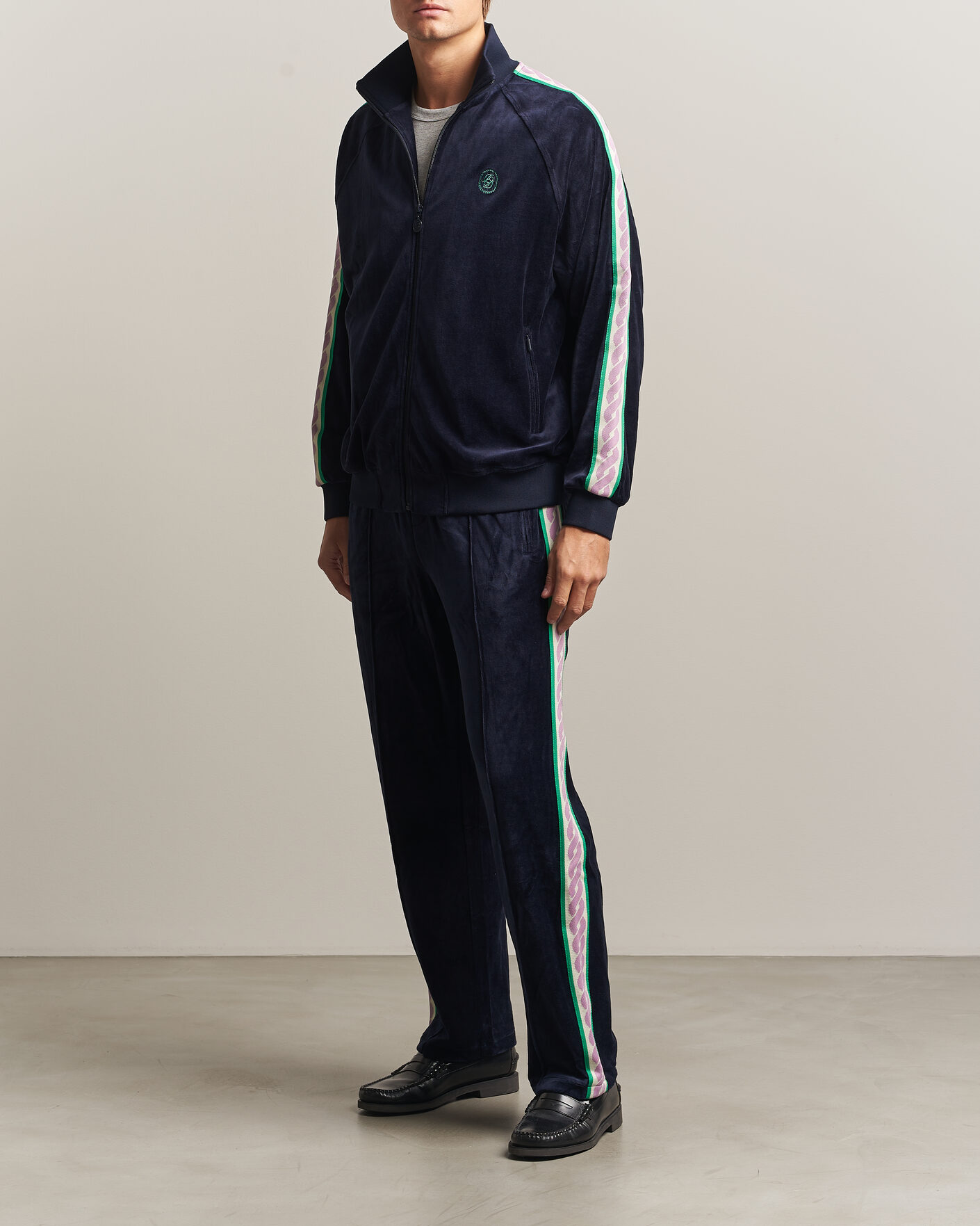 Herren | Hosen | Drôle de Monsieur | Survêtement Velours Track Pants Navy