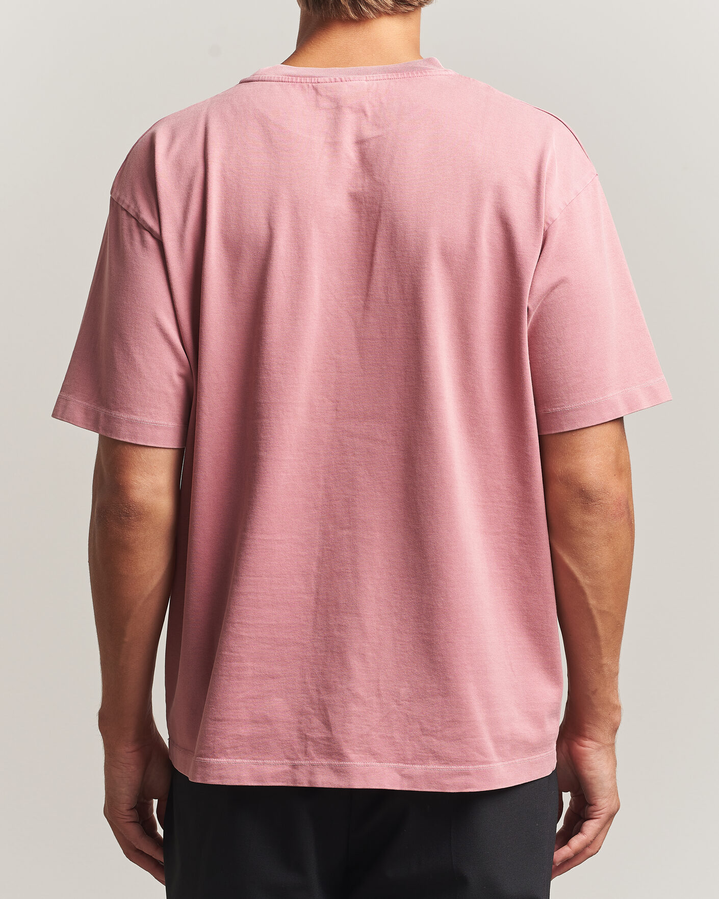 Herren | T-Shirts | Drôle de Monsieur | Classic Slogan T-Shirt Dark Pink