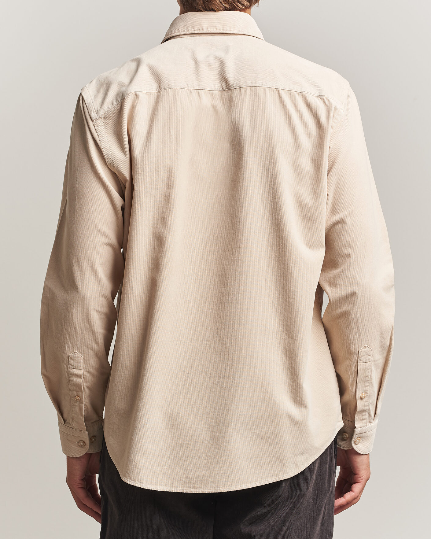 Herren | Hemden | Eton | Casual Fit Corduroy Shirt Beige