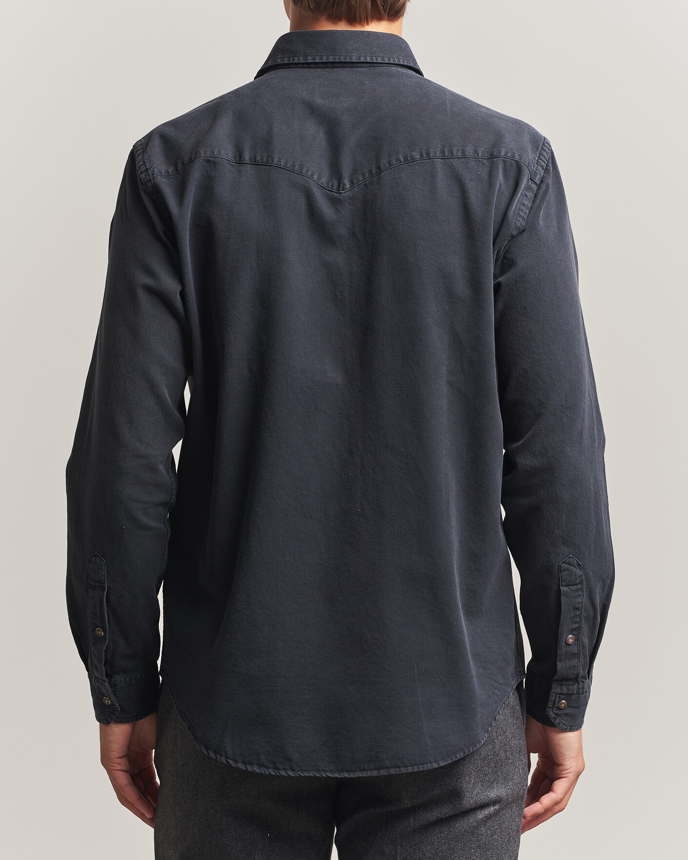 Herren | Hemden | Eton | Indigo Western Shirt Black