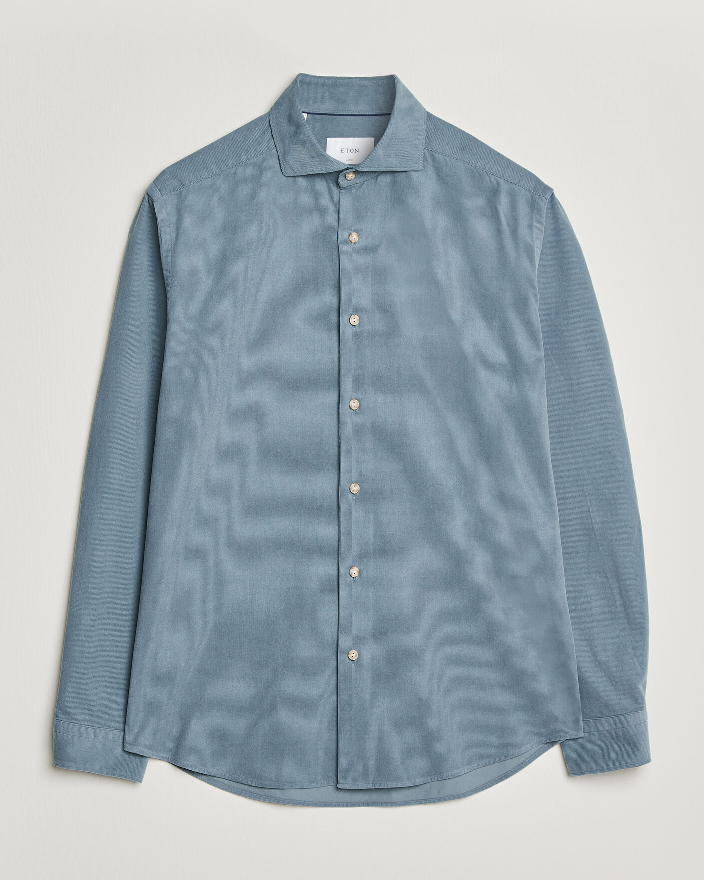 Herren | Hemden | Eton | Casual Fit Corduroy Shirt Blue