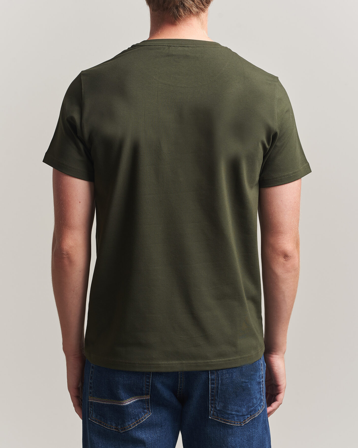 Herren | T-Shirts | Filippa K | Soft Lycra T-Shirt Night Green