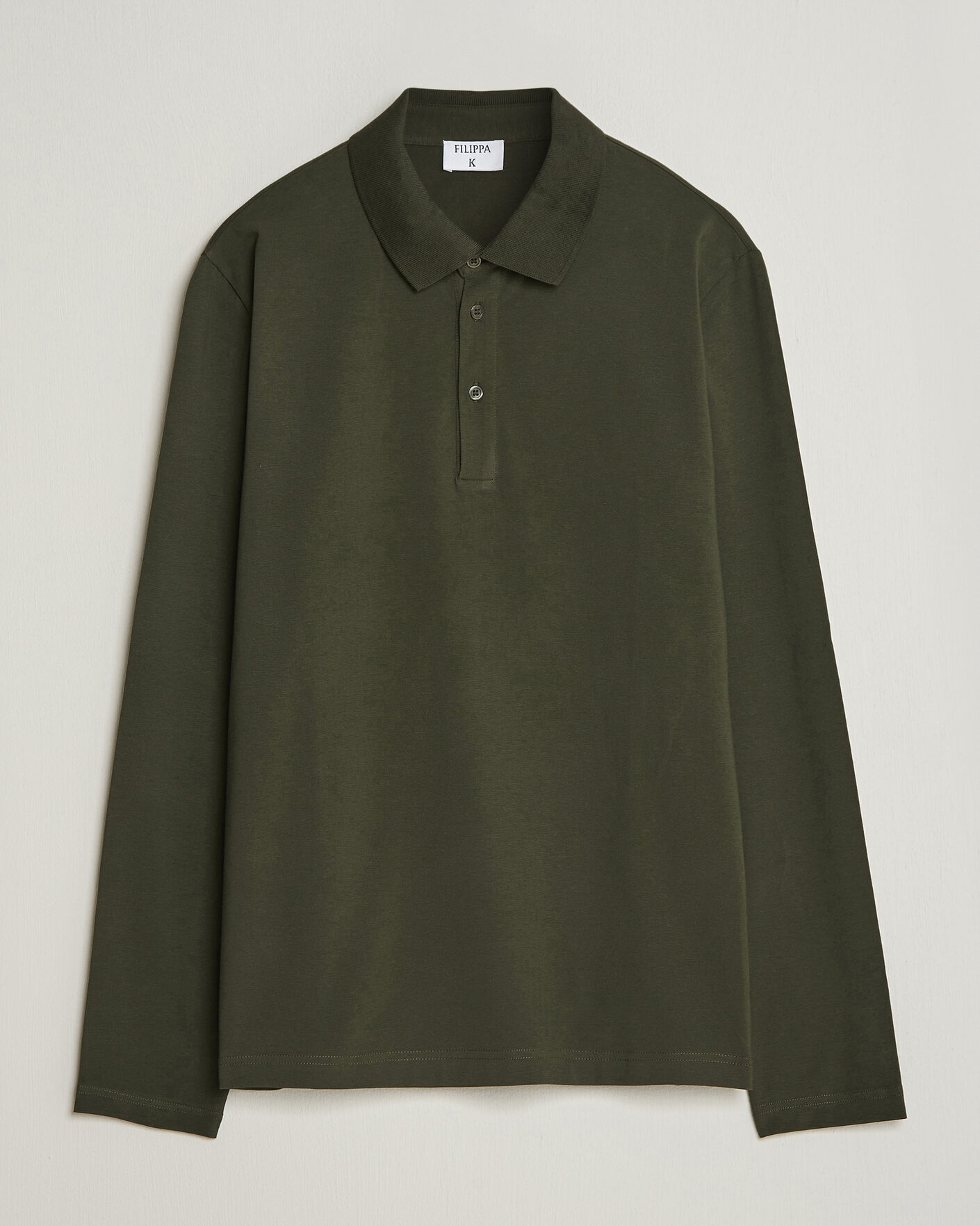 Herren | Poloshirts | Filippa K | Luke Lycra Polo Shirt Night Green