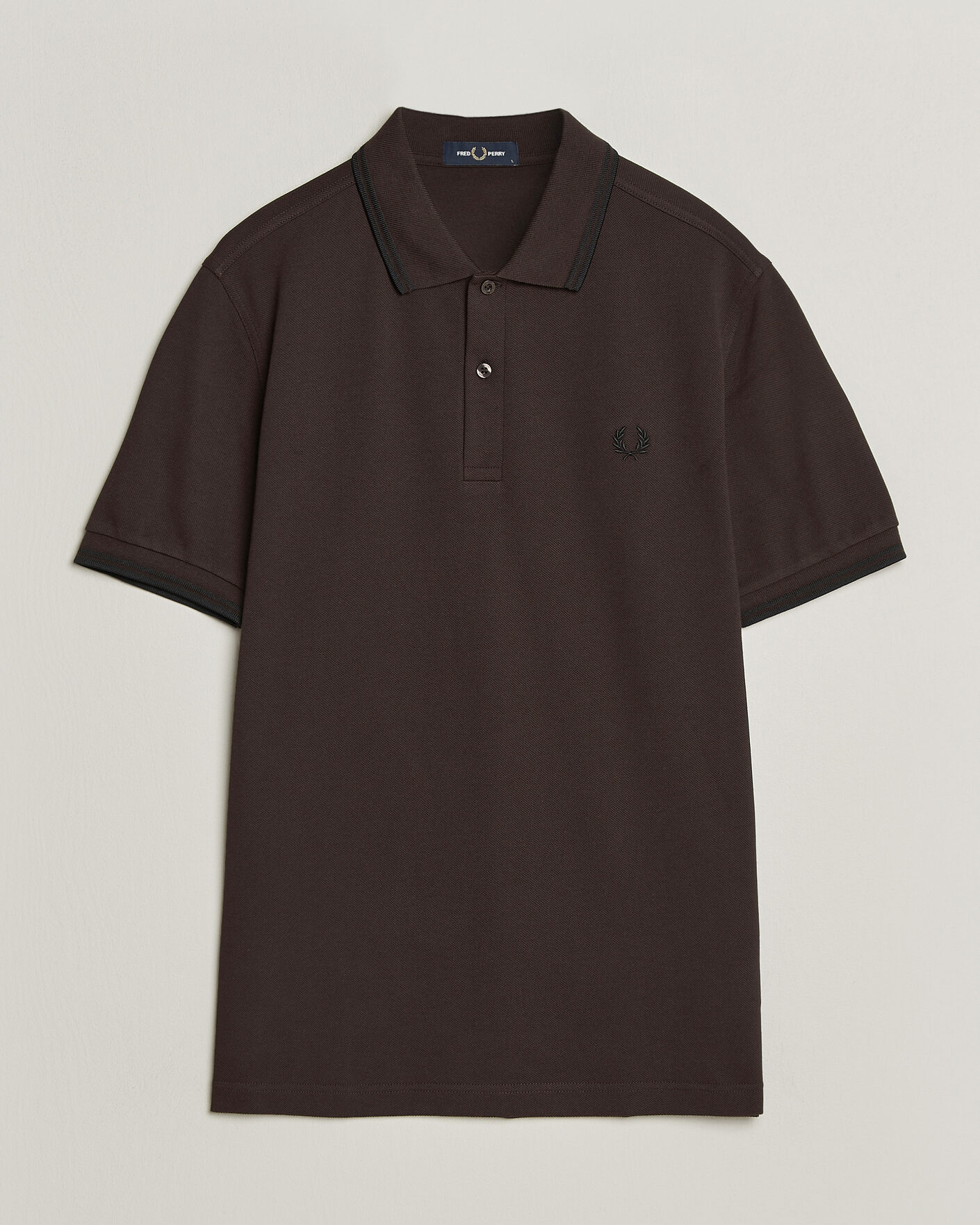 Herren | Poloshirts | Fred Perry | Twin Tipped Polo Shirt Rich Brown