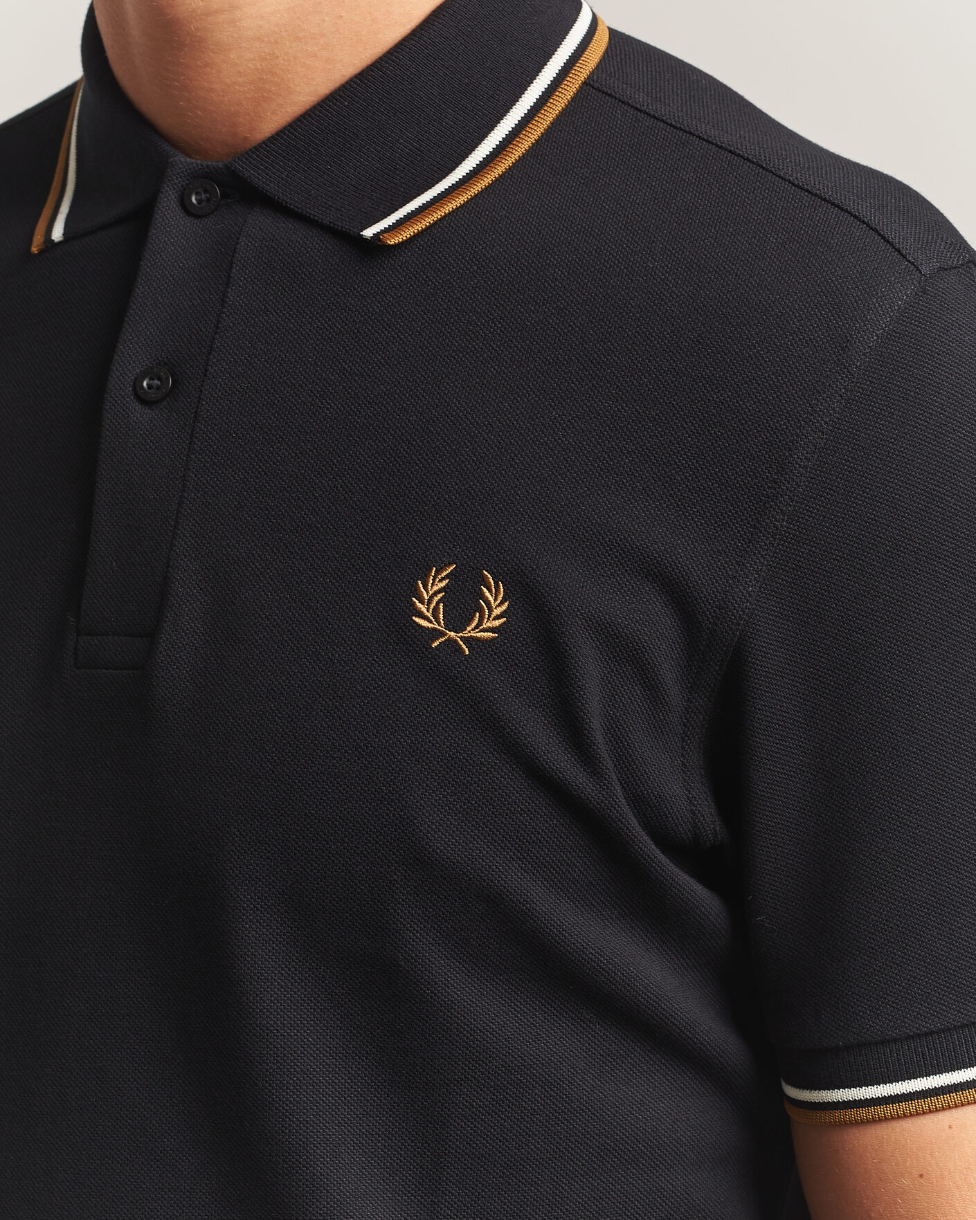 Herren | Poloshirts | Fred Perry | Twin Tipped Polo Shirt Black