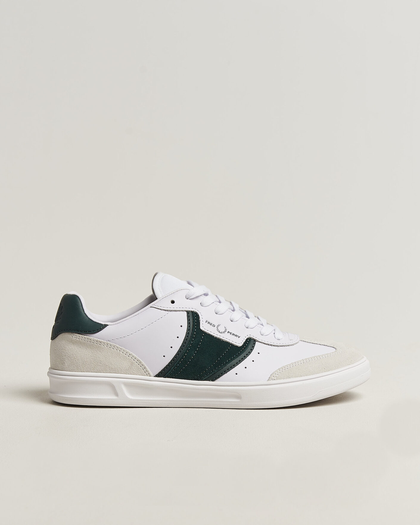 Herren | Sneaker | Fred Perry | B4 Leather/Suede Sneaker White