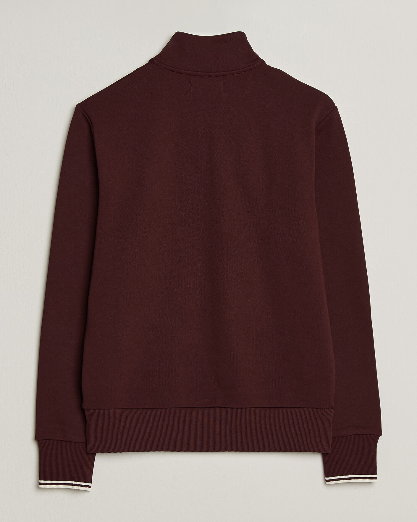 Herren | Pullover | Fred Perry | Half Zip Sweatshirt Oxblood
