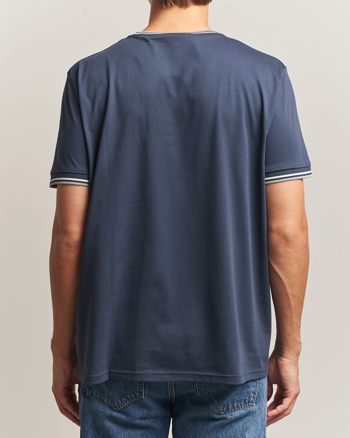 Herren | T-Shirts | Fred Perry | Twin Tipped T-Shirt Dark Airforce