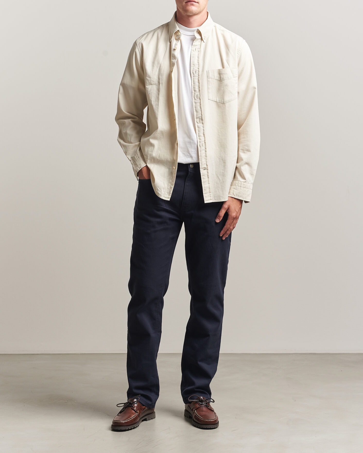 Herren | Hosen | Gant | Regular Fit Soft Twill 5-Pocket Pants Evening Blue