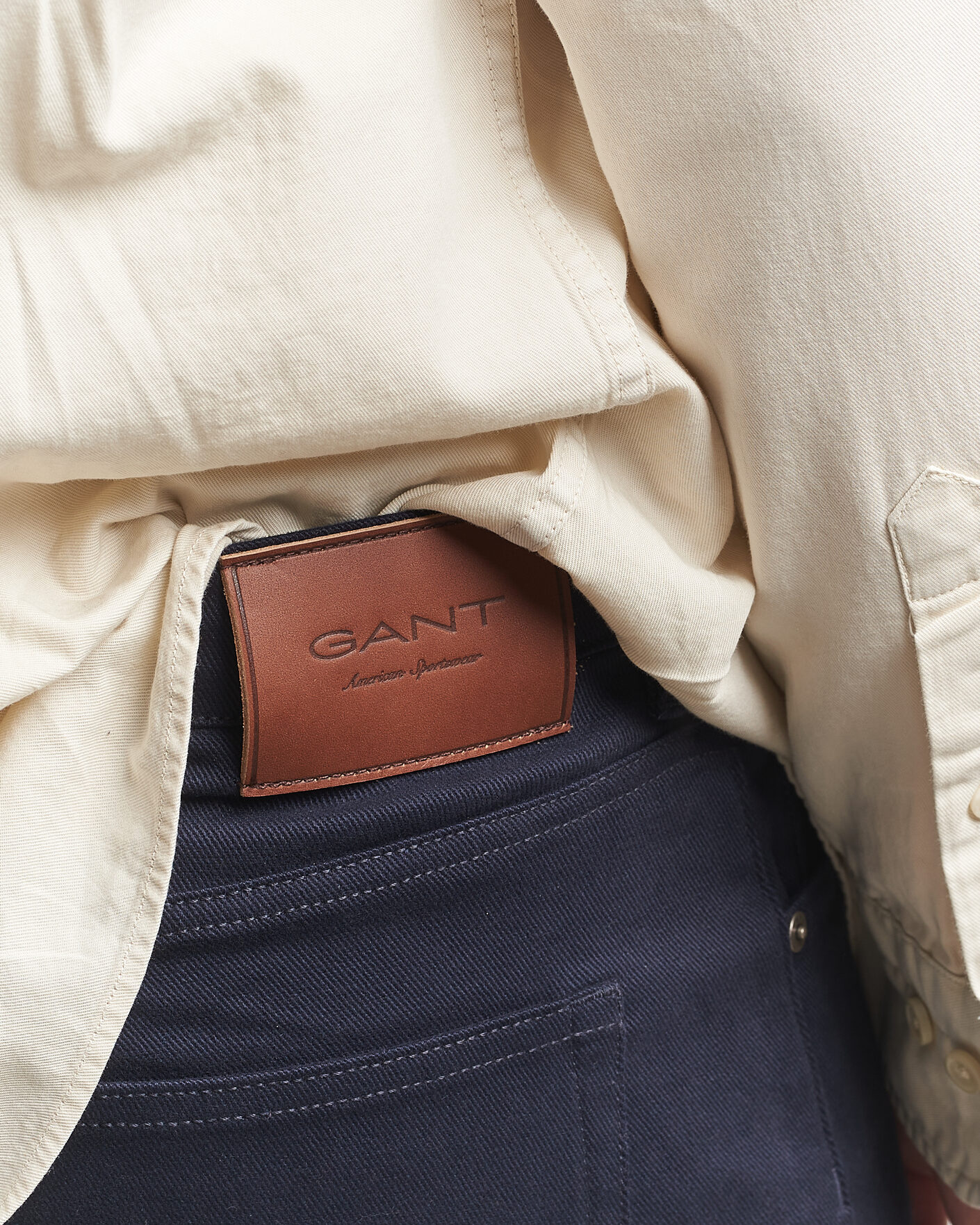 Herren | Hosen | Gant | Regular Fit Soft Twill 5-Pocket Pants Evening Blue