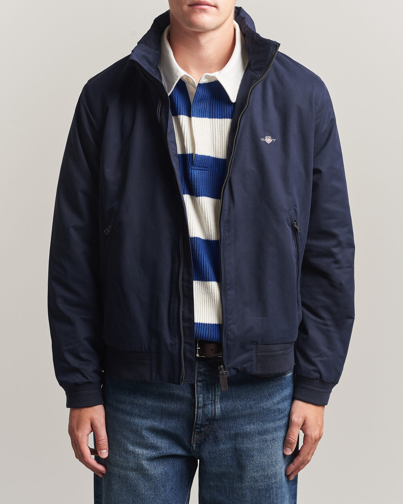 Herren | Jacken | Gant | Hampshire Jacket Evening Blue