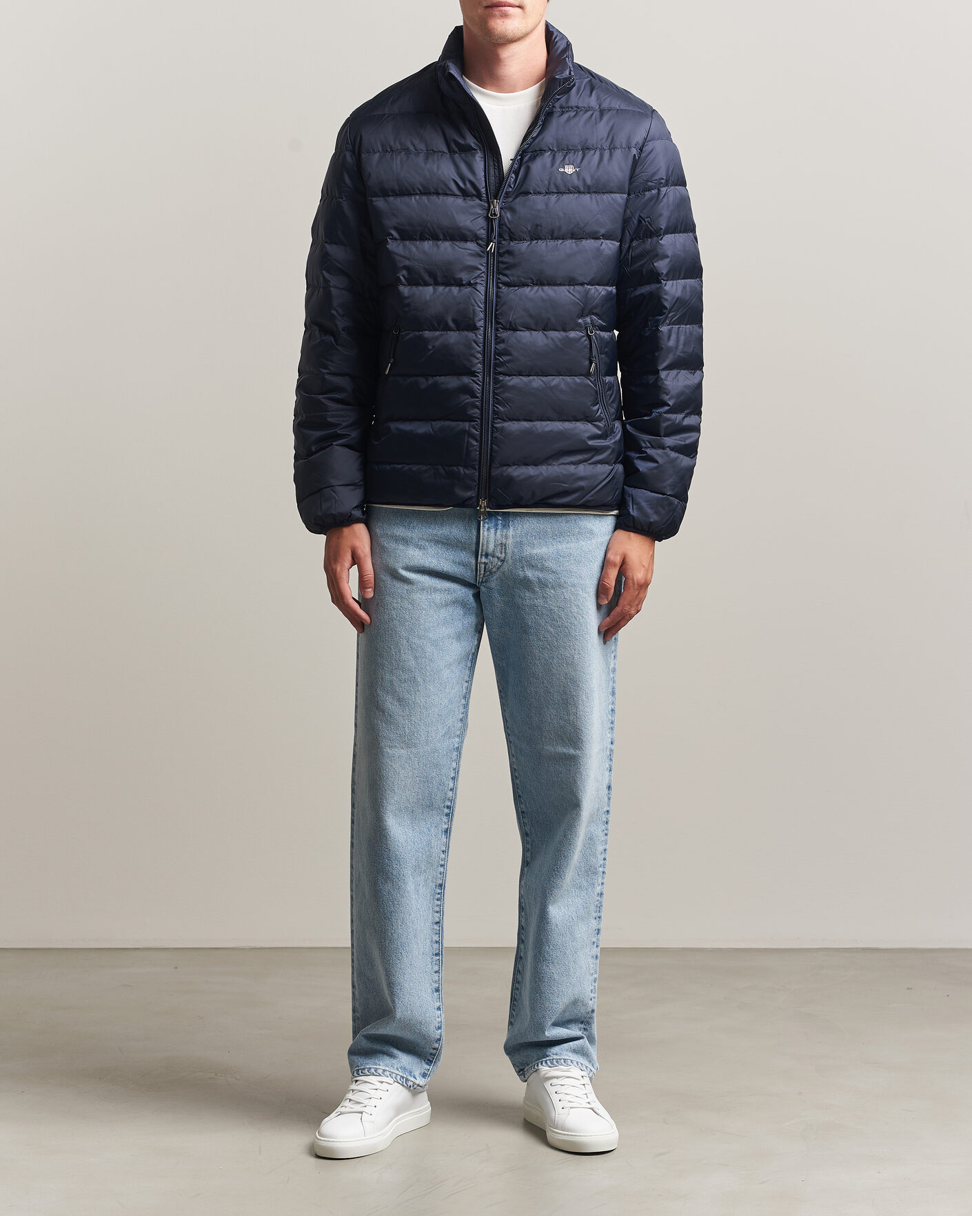 Herren |  | Gant | Light Down Jacket Evening Blue