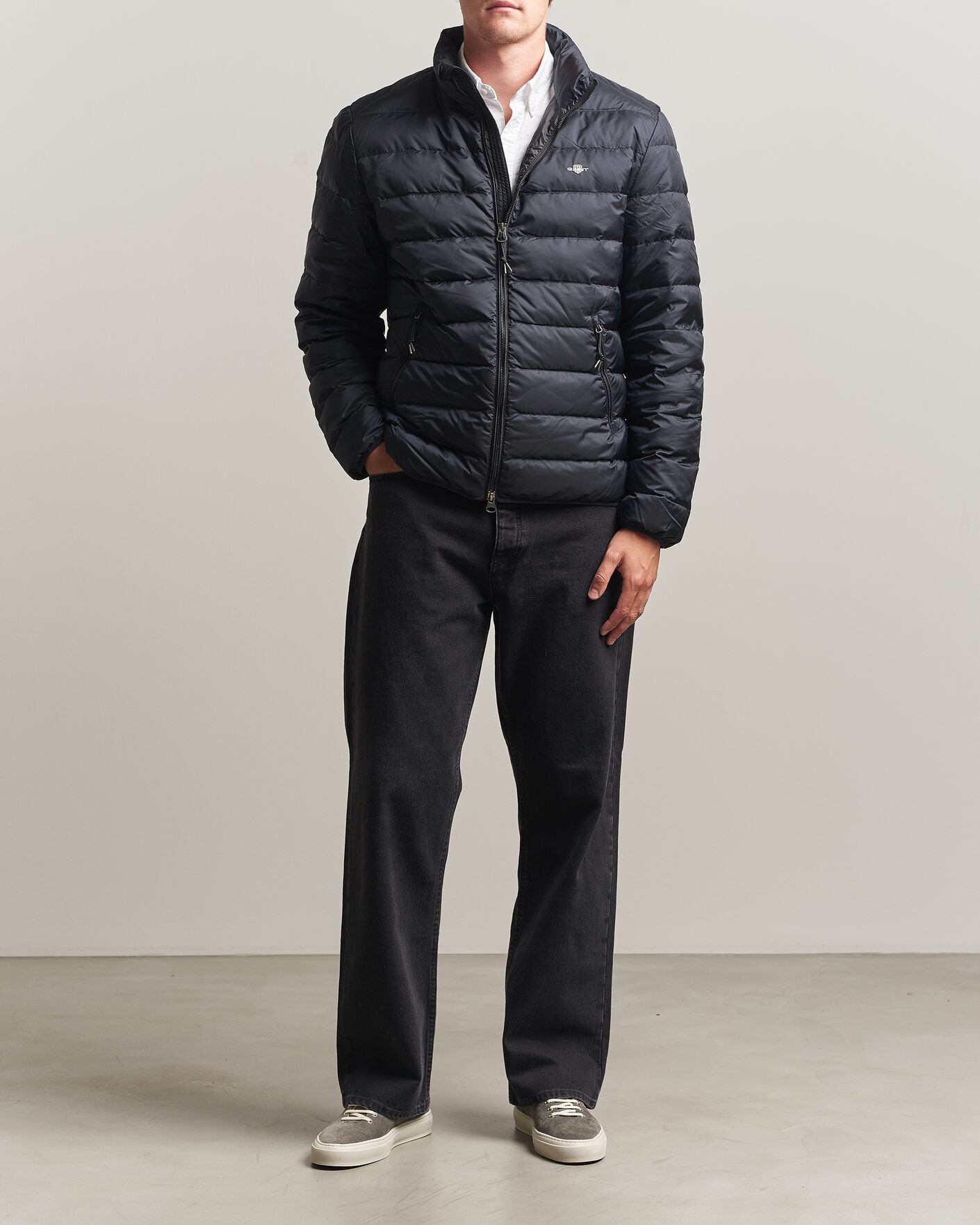Herren | Jacken | Gant | Light Down Jacket Black