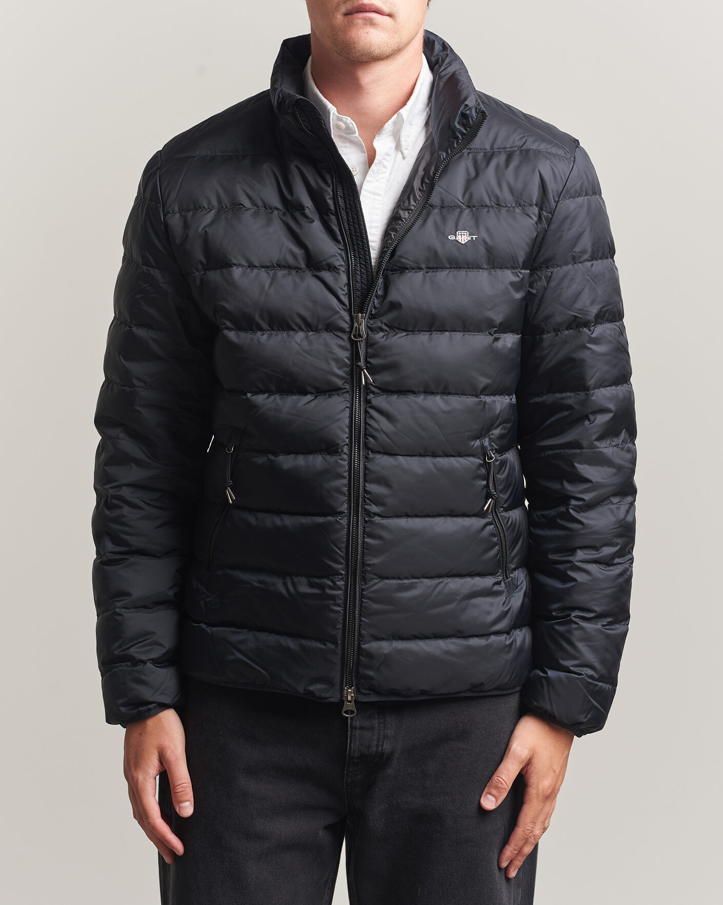 Herren | Jacken | Gant | Light Down Jacket Black