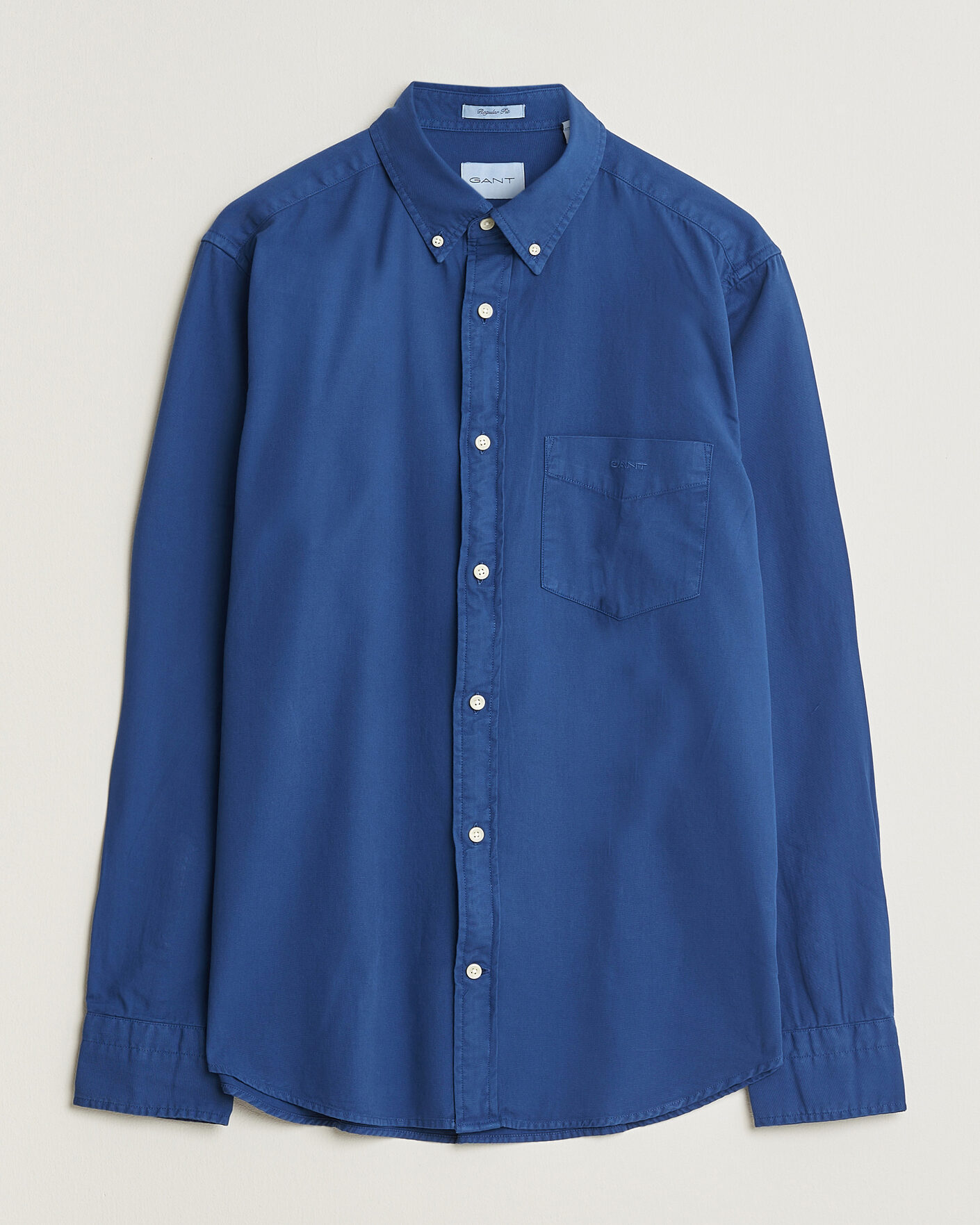 Herren | Hemden | Gant | Regular Fit Garment Dyed Twill Shirt Crisp Blue