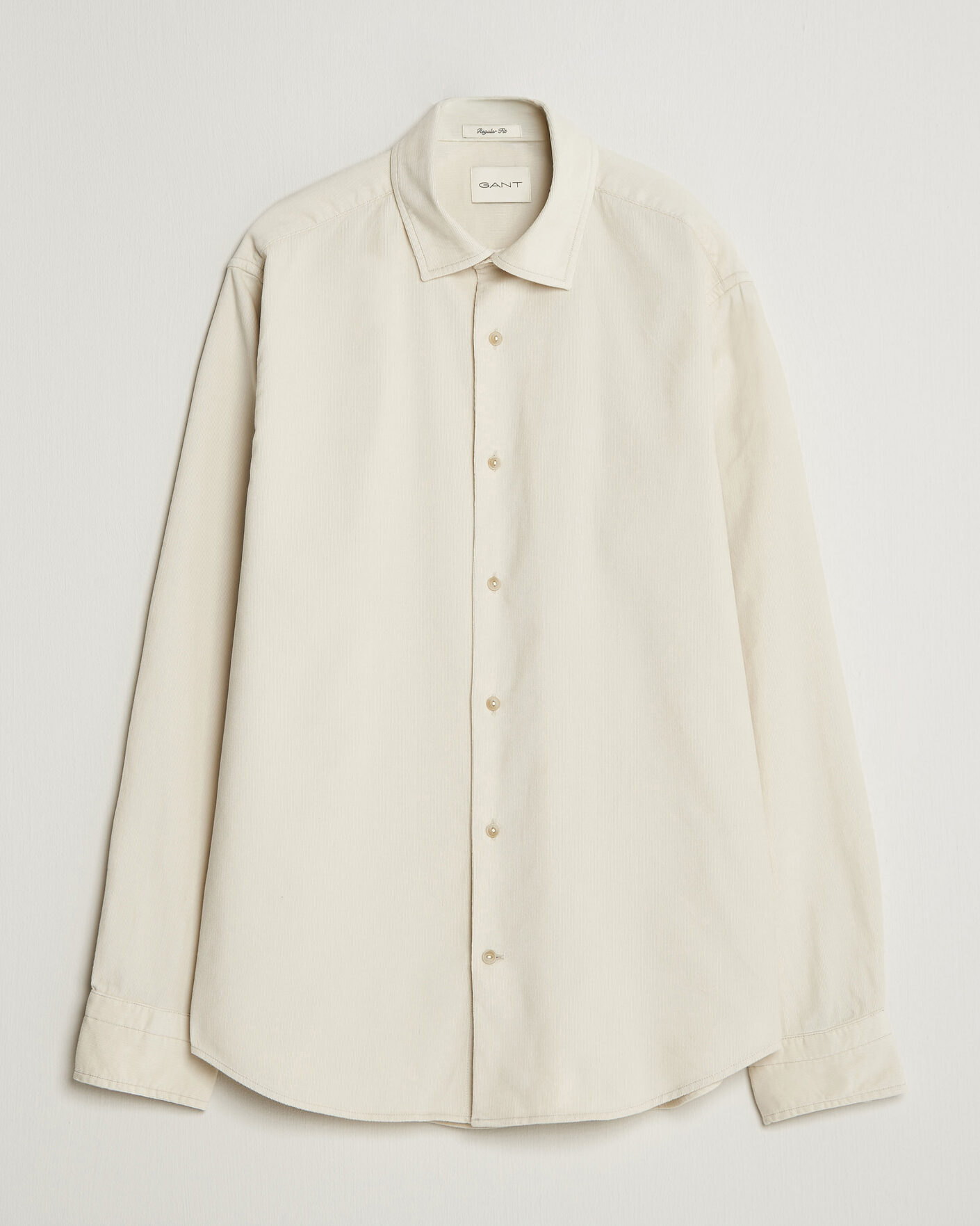 Herren | Hemden | Gant | Regular Fit Baby Cord Shirt Sand