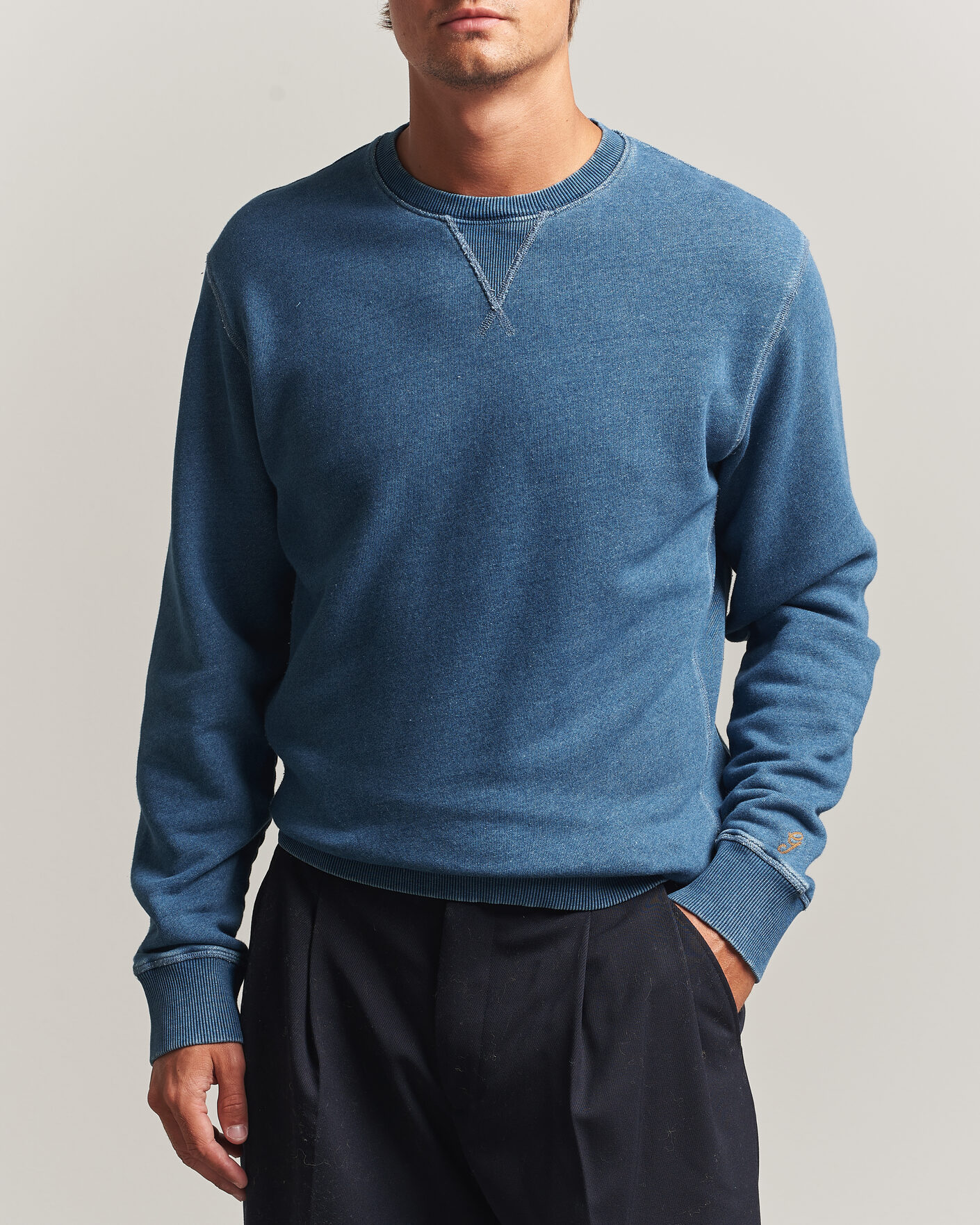 Herren | Pullover | Gant | Vintage Crew Neck Sweatshirt Indigo
