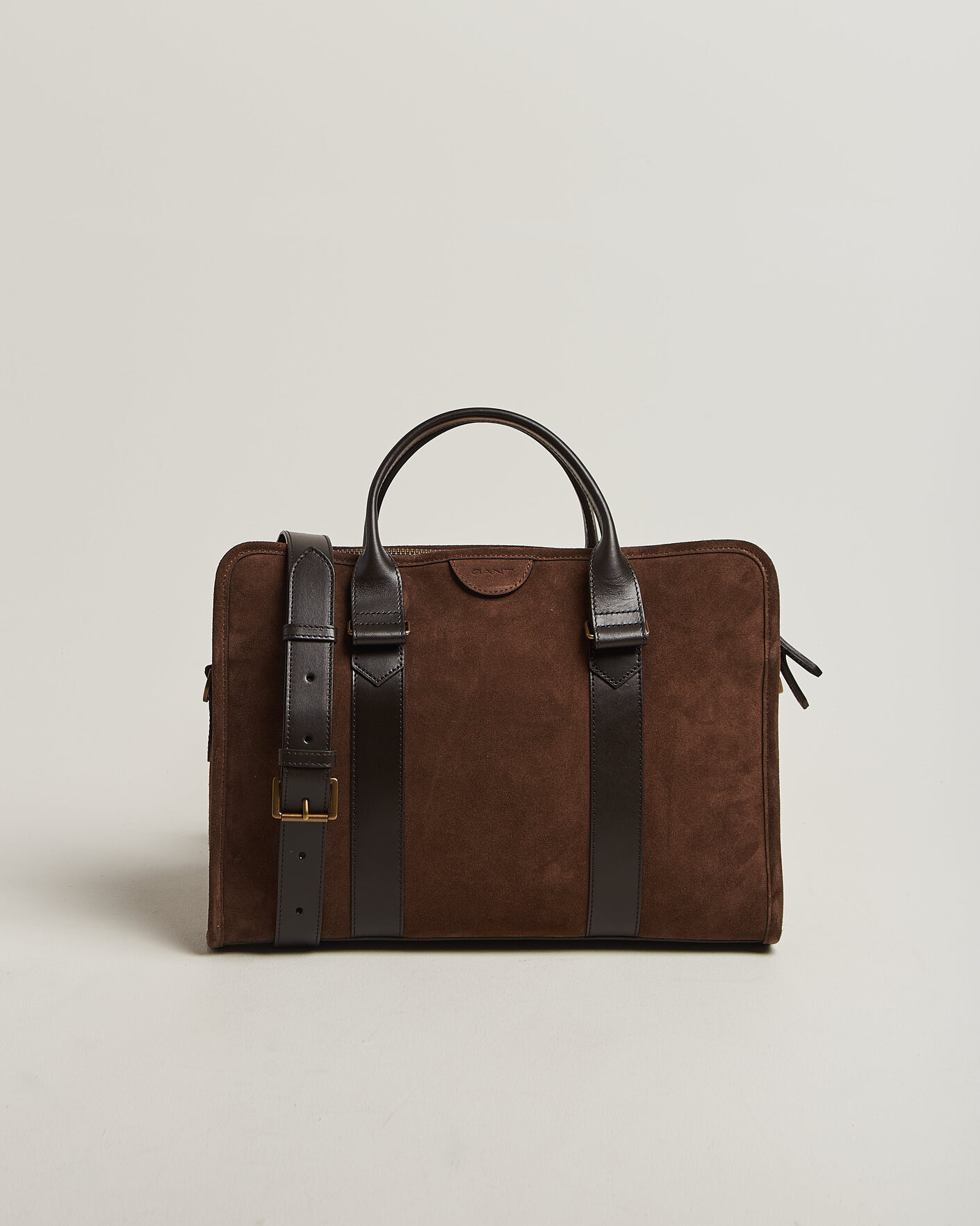 Herren | Taschen | Gant | Suede Commuter Bag Soil Brown