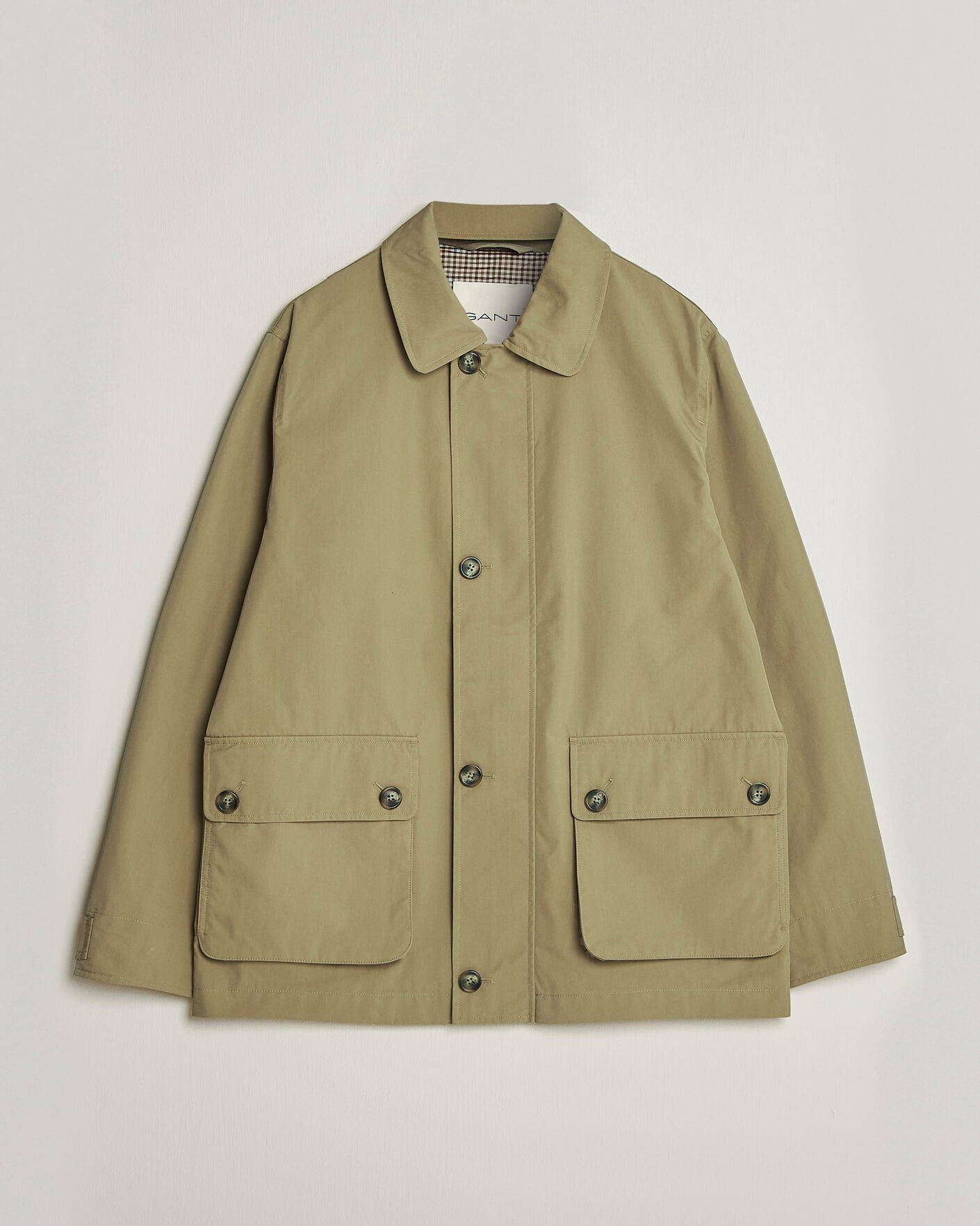 Herren | Jacken | Gant | Cotton Barn Jacket Light Taupe