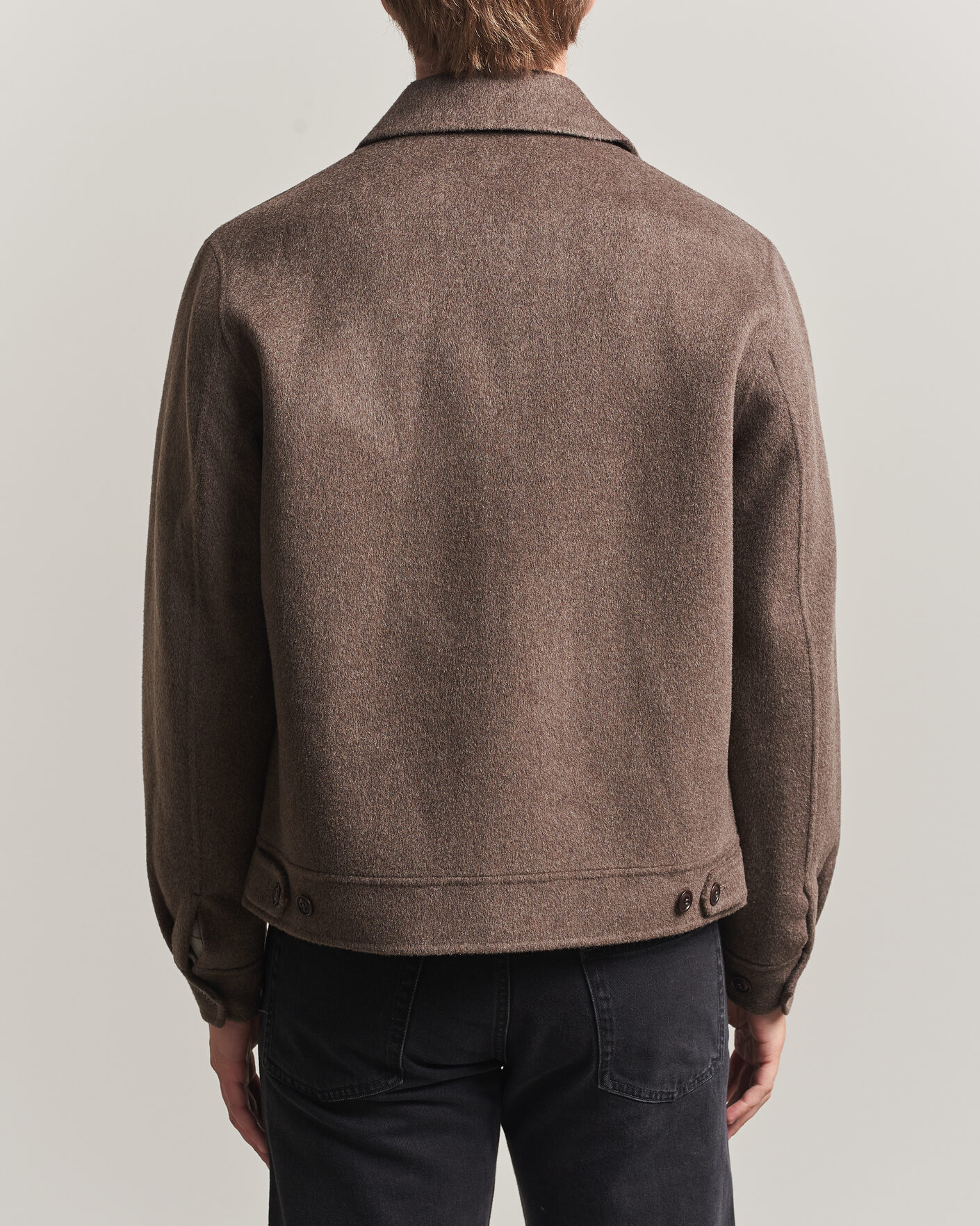 Herren | Jacken | Gant | Handstitched Wool/Cashmere Jacket Shadow Brown