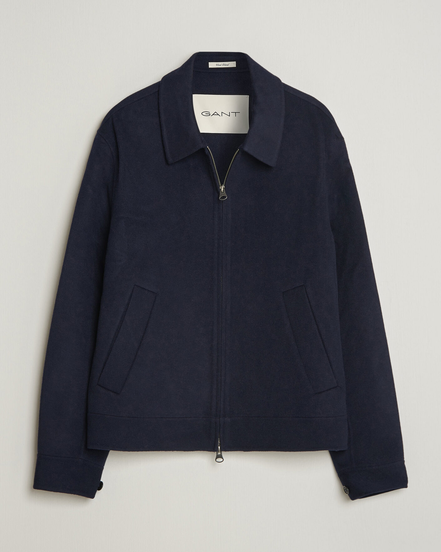 Herren | Jacken | Gant | Handstitched Wool/Cashmere Jacket Evening Blue