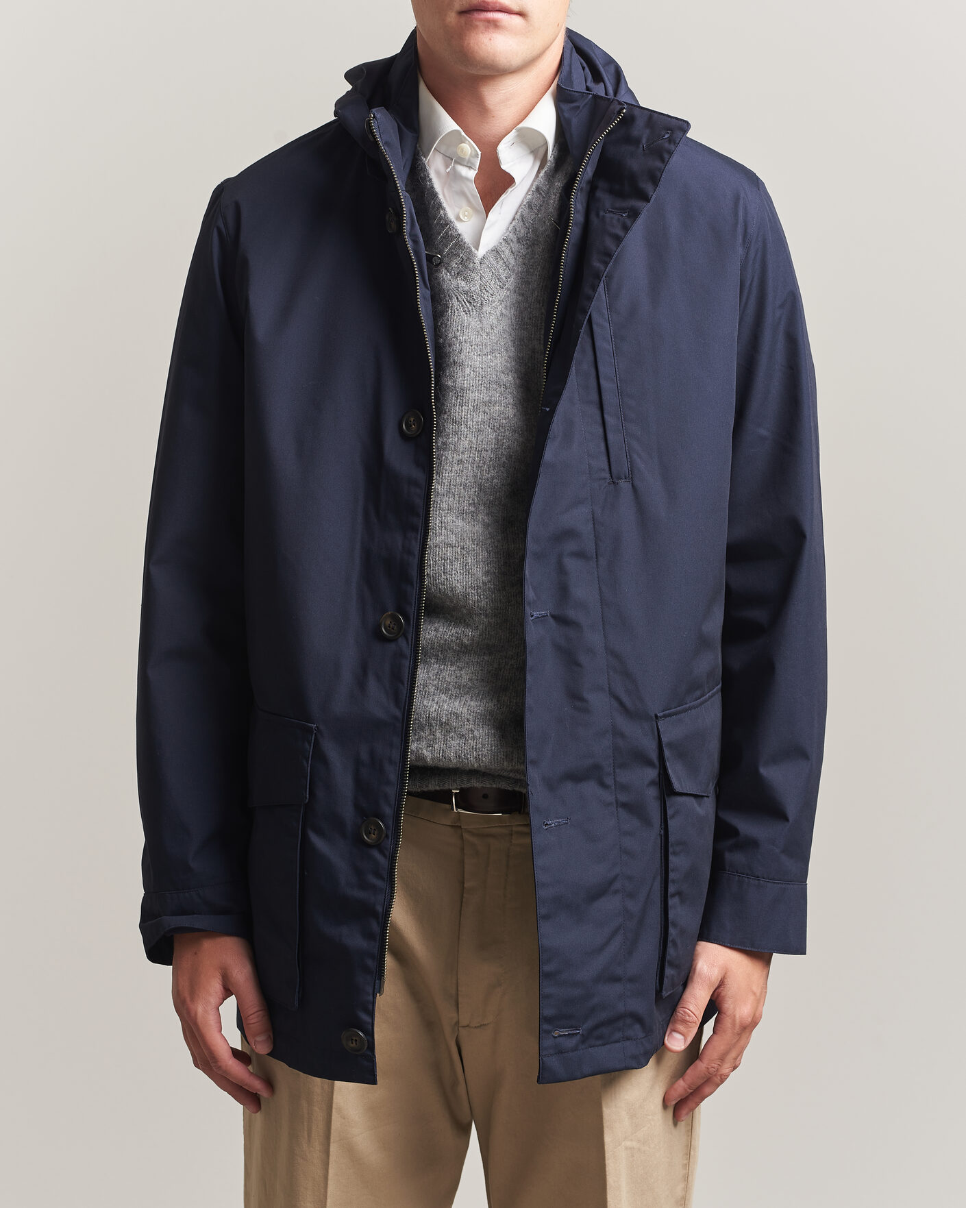 Herren | Jacken | Gant | Double Jacket Evening Blue