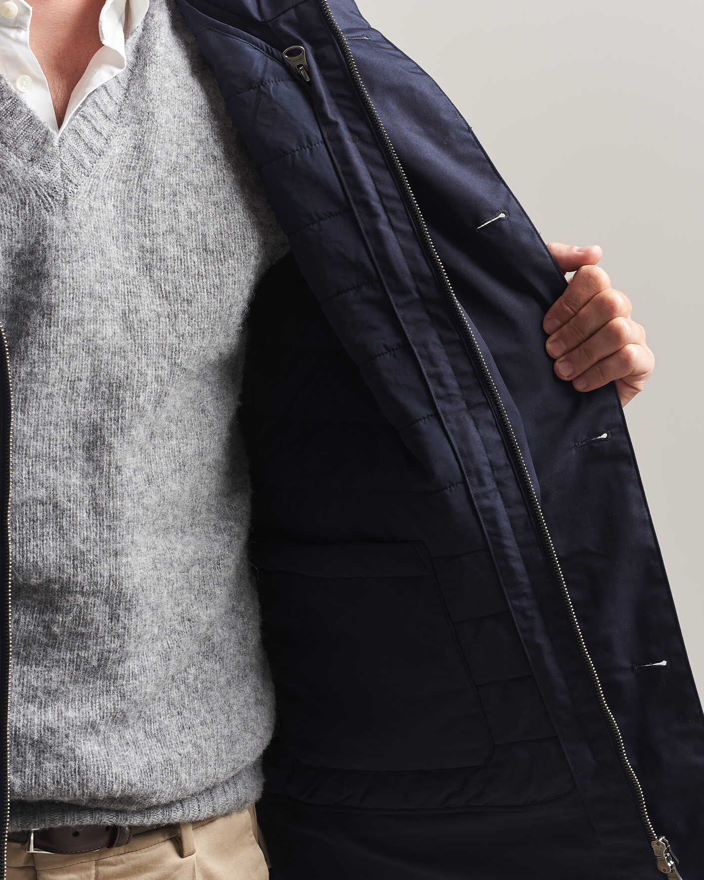 Herren | Jacken | Gant | Double Jacket Evening Blue