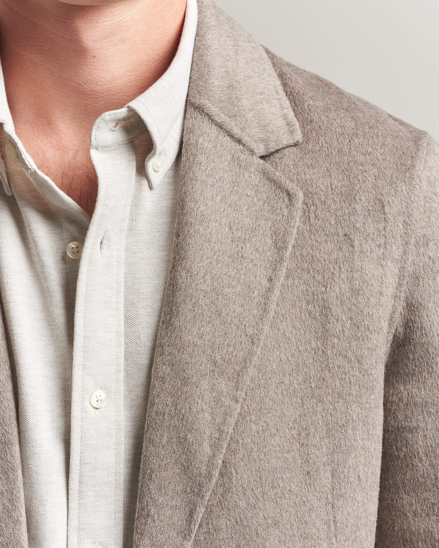 Herren | Sakkos | Gant | Handstitched Unlined Blazer Mist Taupe