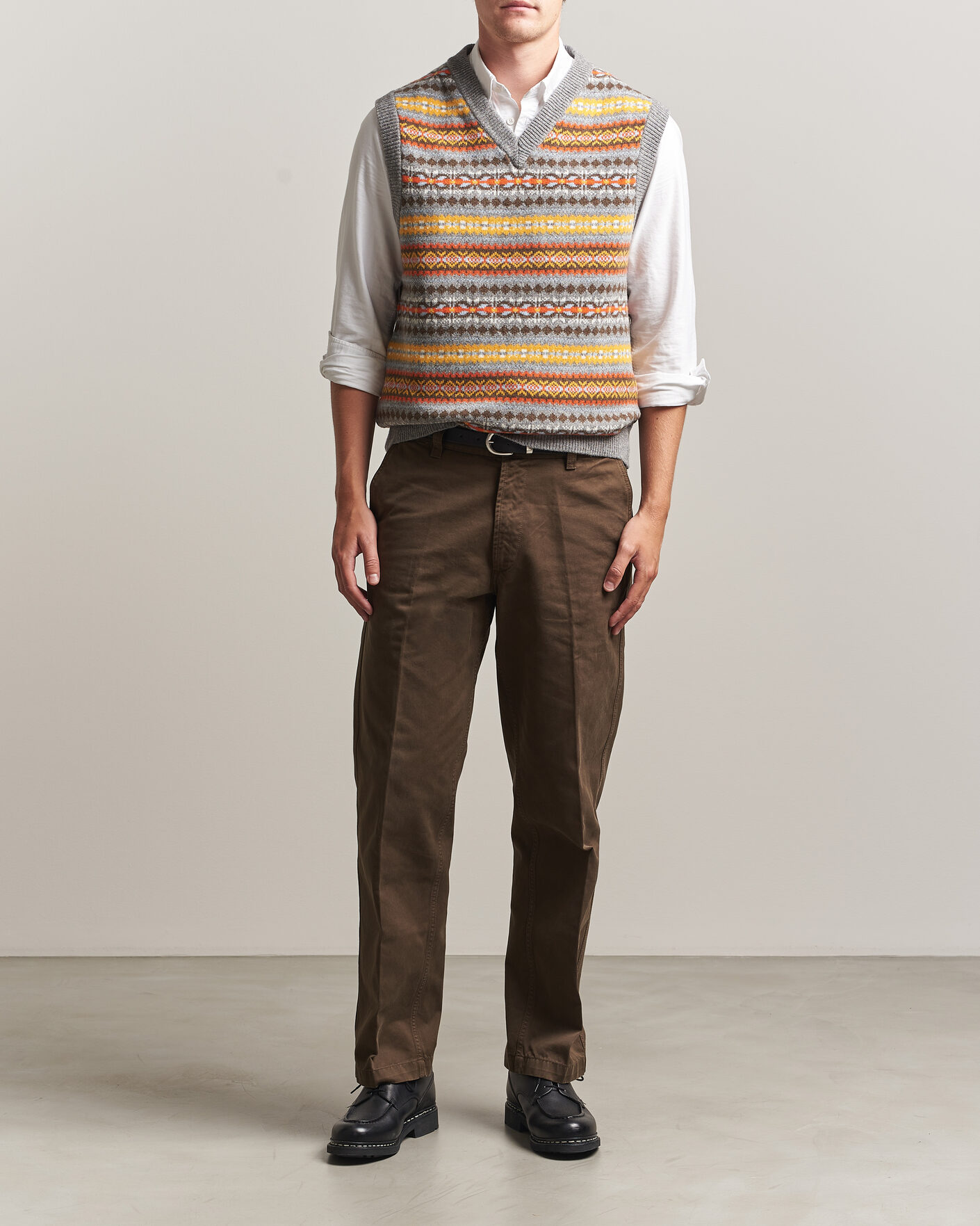 Herren | Pullover | Gant | Wool Knitted Fairisle Vest Multi