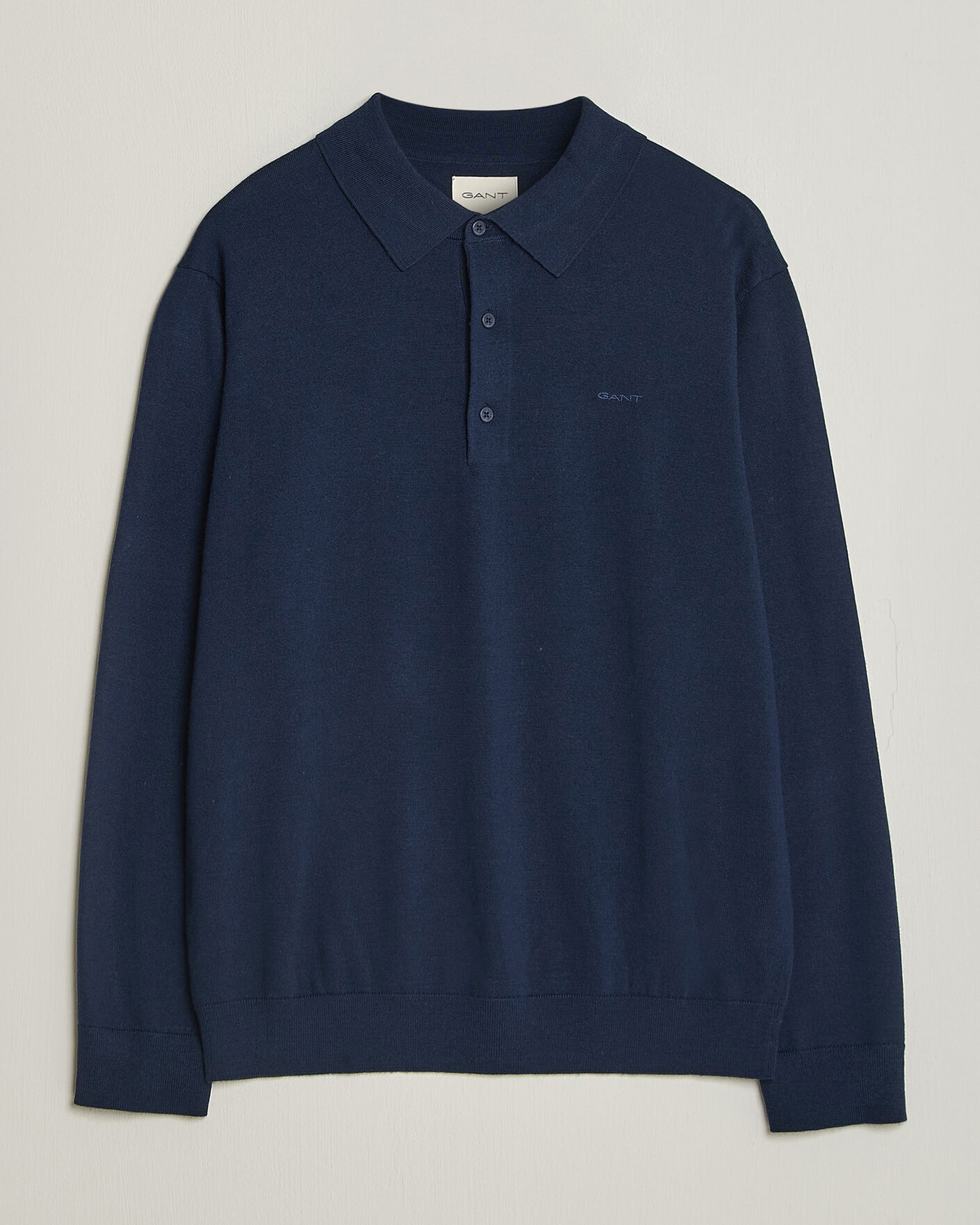 Herren | Pullover | Gant | Extrafine Merino Knitted Polo Marine