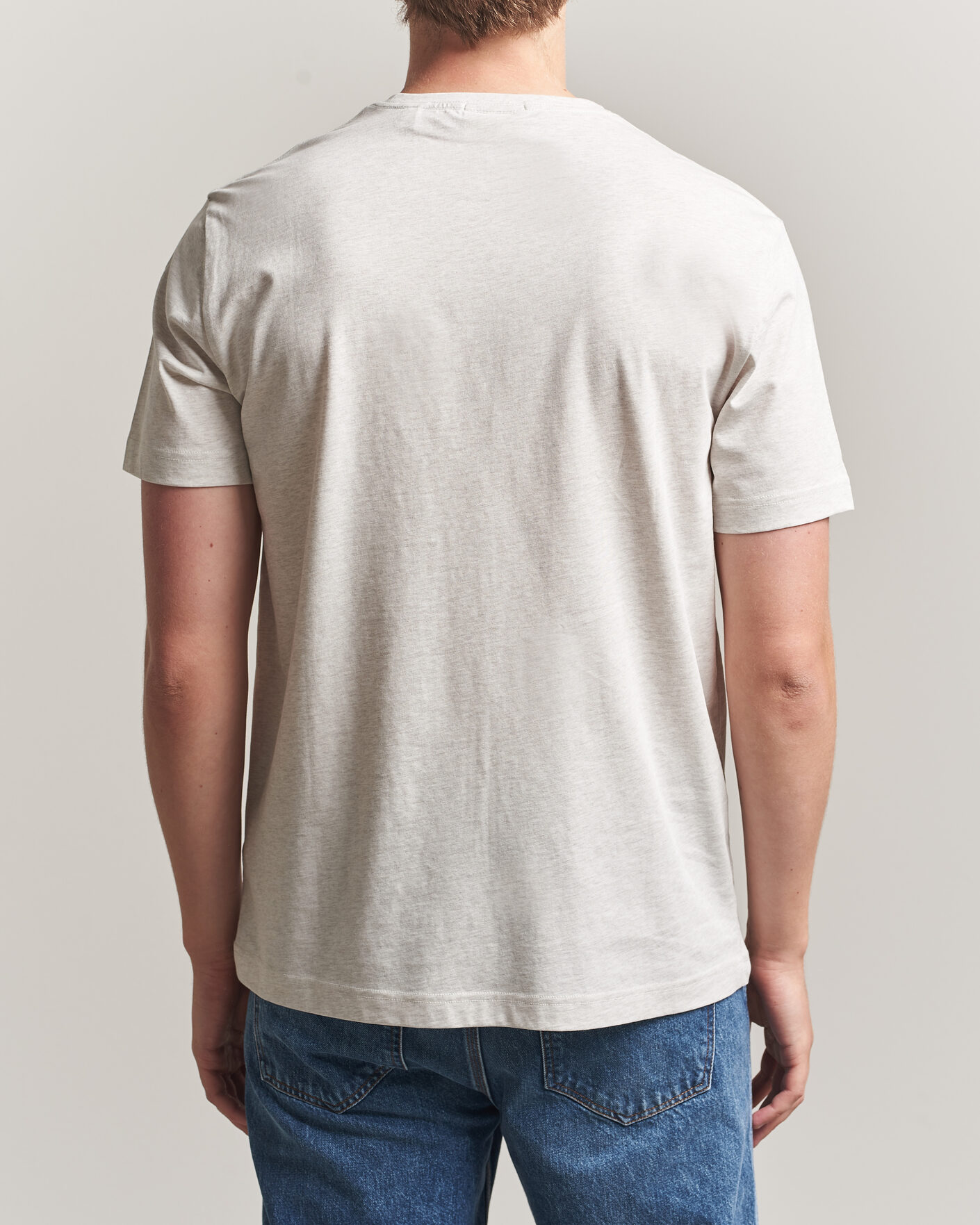 Herren | T-Shirts | Gant | The Original T-Shirt Glacier Melange
