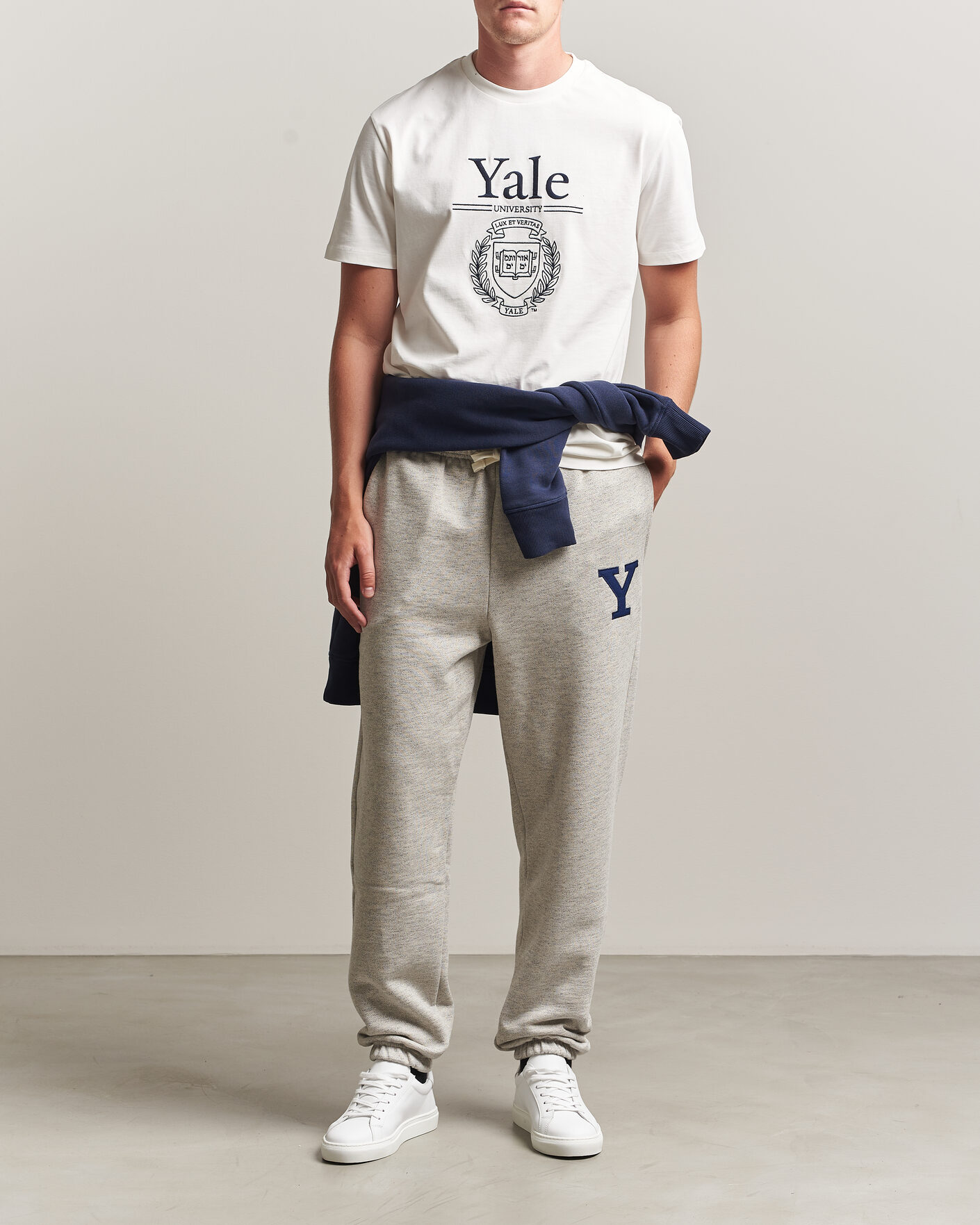 Herren | Hosen | Gant | YALE Sweatpants Grey Melange