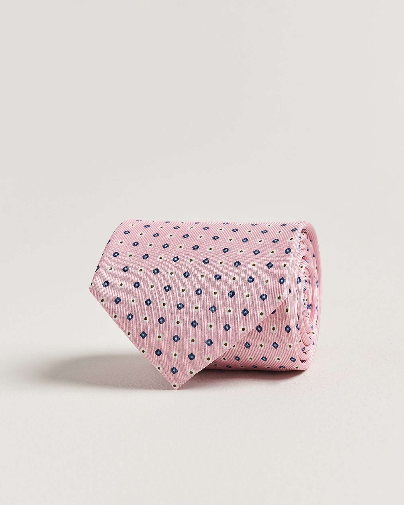Herren | Neu im Onlineshop | E. Marinella | 3-Fold Printed Silk Tie Pink